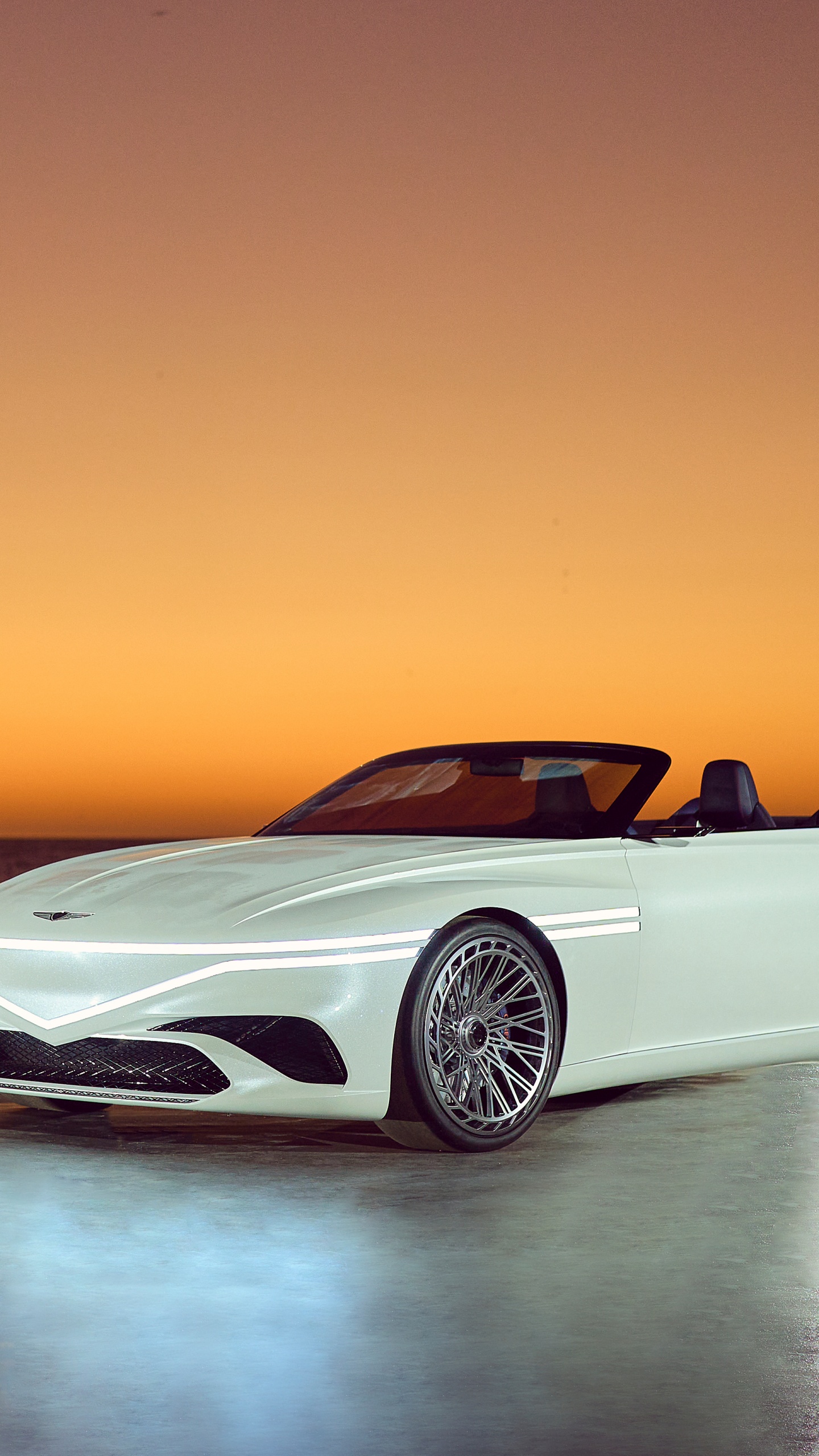 Genesis X Convertible Wallpaper 4K, Electric cars, Cars