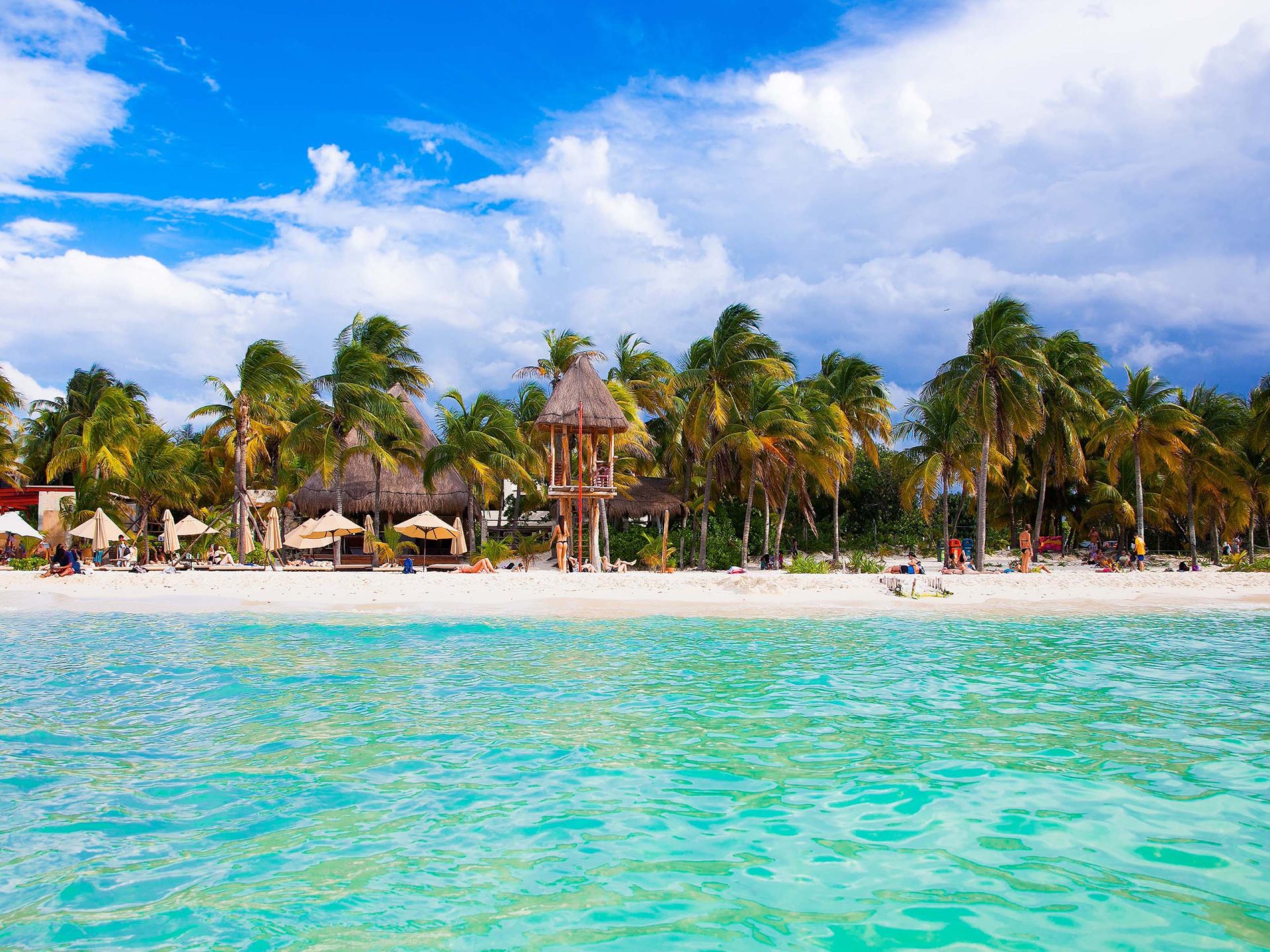 Cancun Beach Mexico A City On The Yucatan Peninsula That Borders The Caribbean Sea Photo Wallpaper HD 3840x2400, Wallpaper13.com
