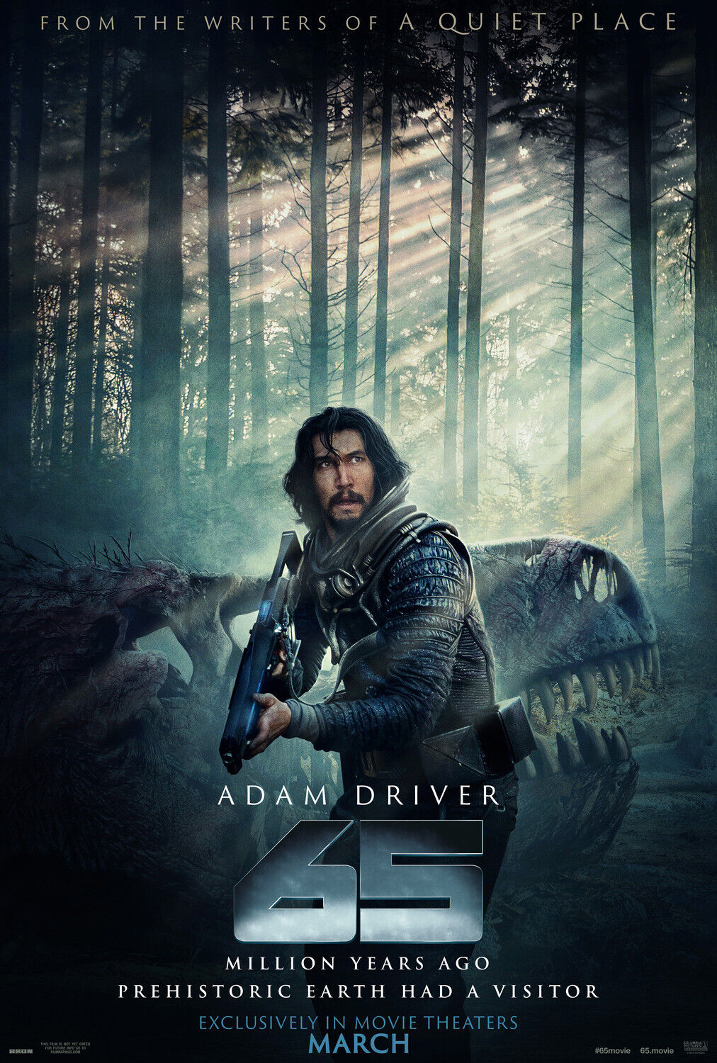 NEW Sixty Five Movie Poster 65 Movie Adam Driver 2023 Movie Wall Art Poster