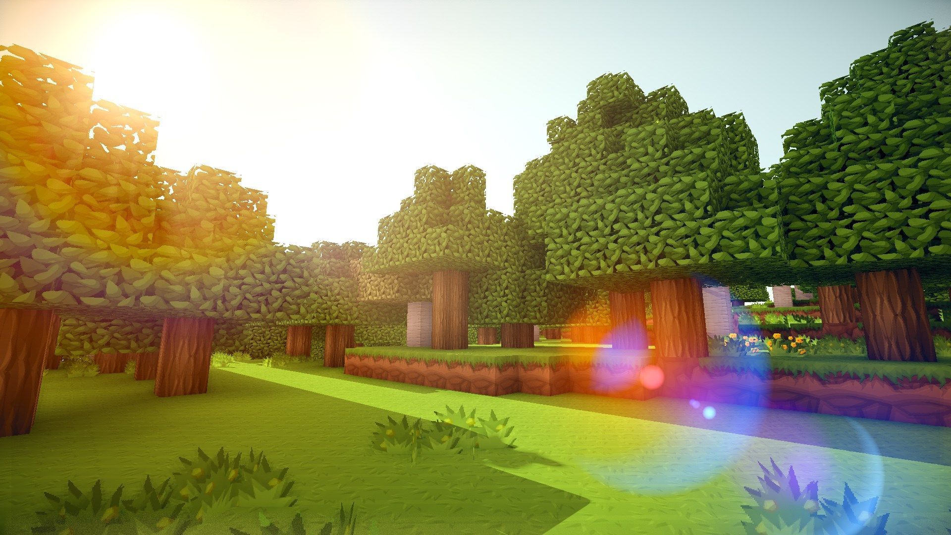 Minecraft Scenery Wallpaper