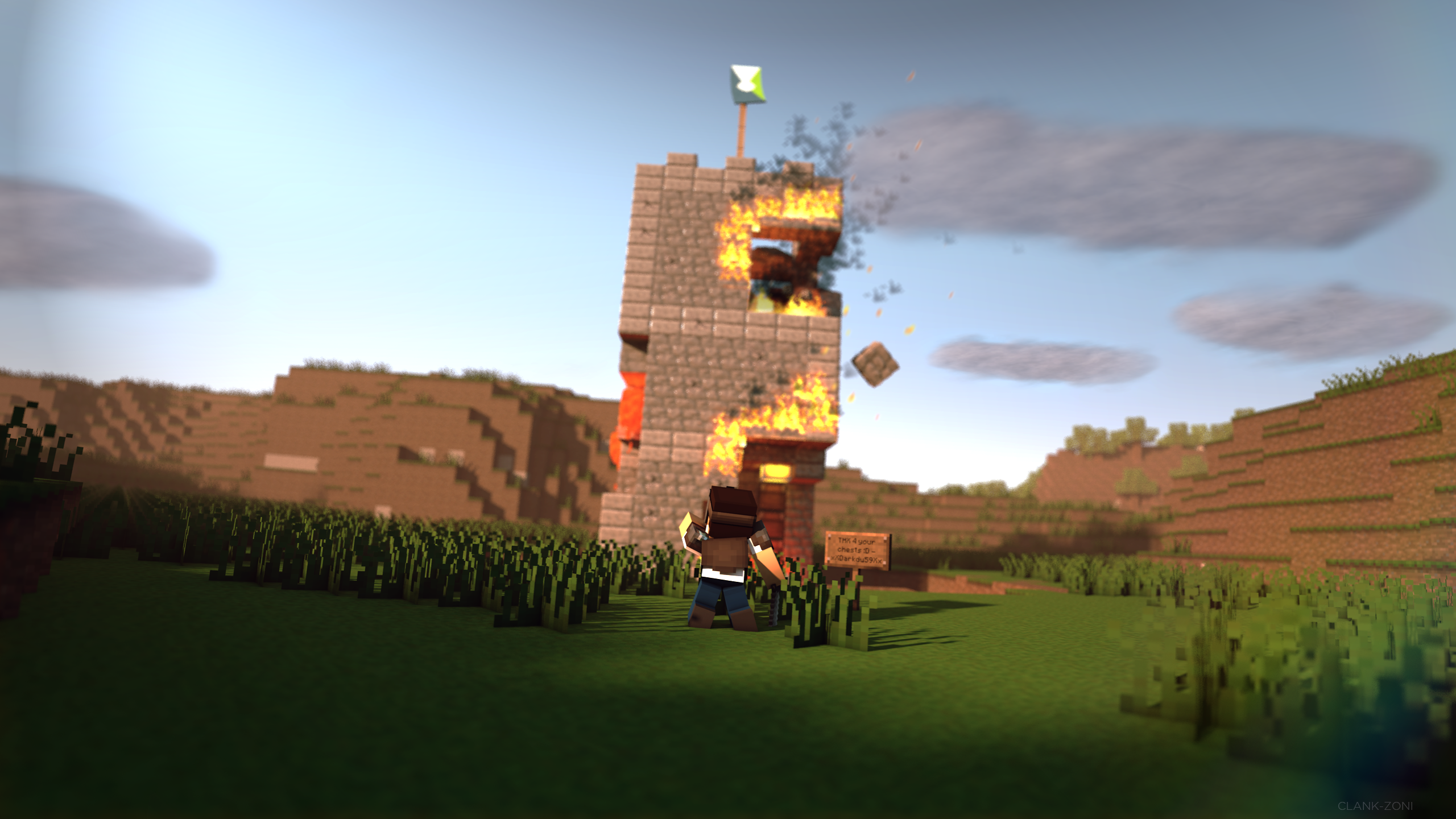 Minecraft Base Wallpaper