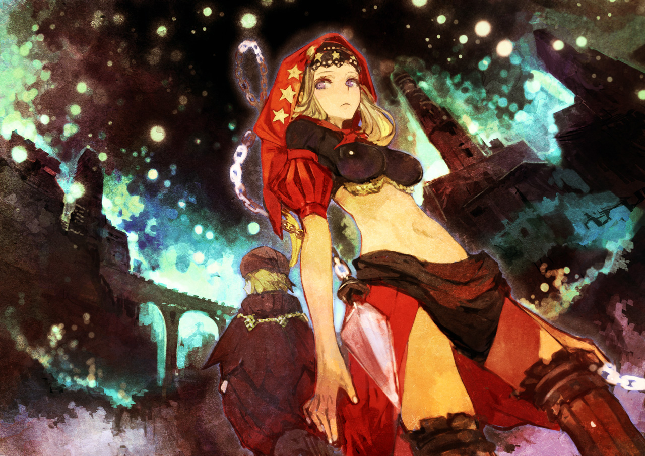 velvet and ingway (odin sphere) drawn