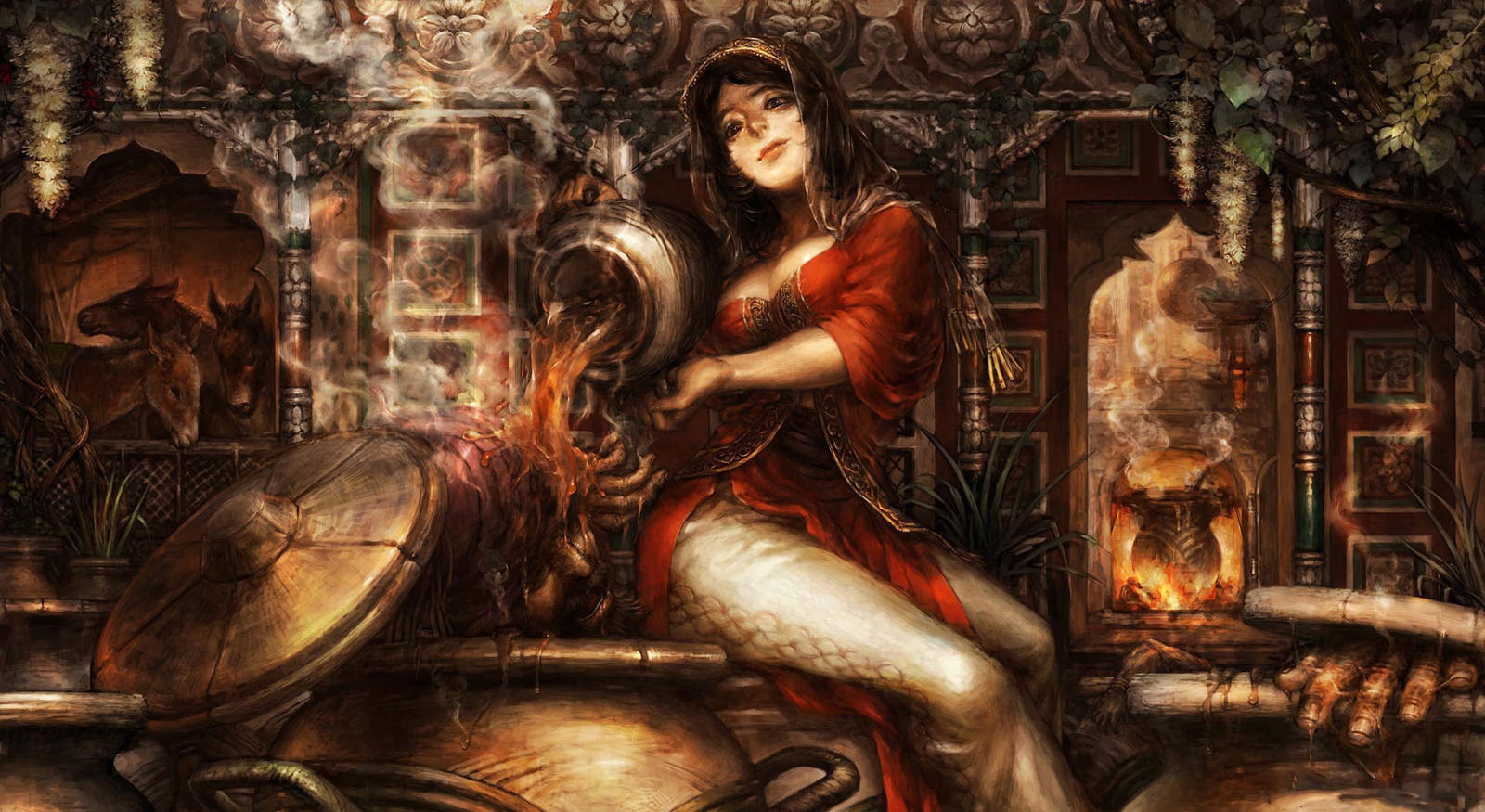 dragon's crown and 1 more drawn