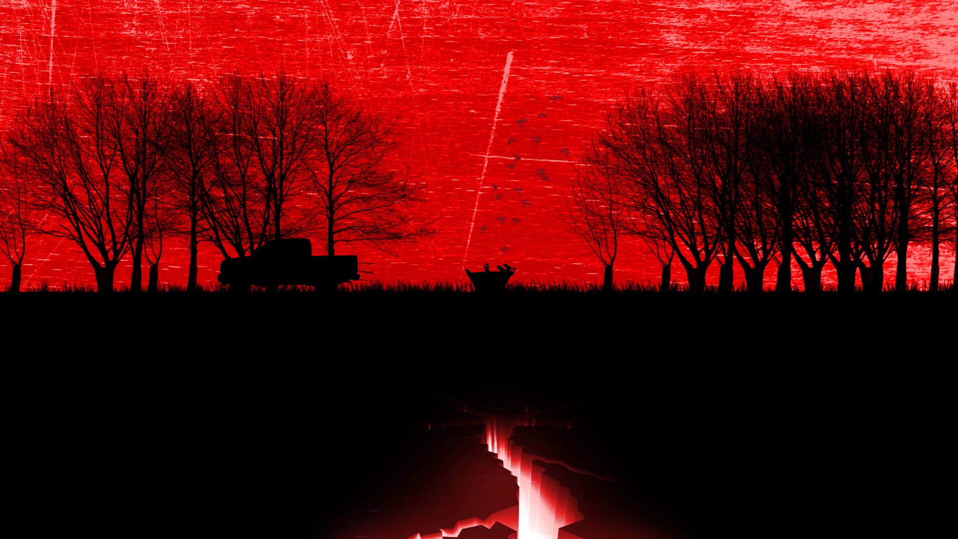 Horror Red Wallpapers Wallpaper Cave