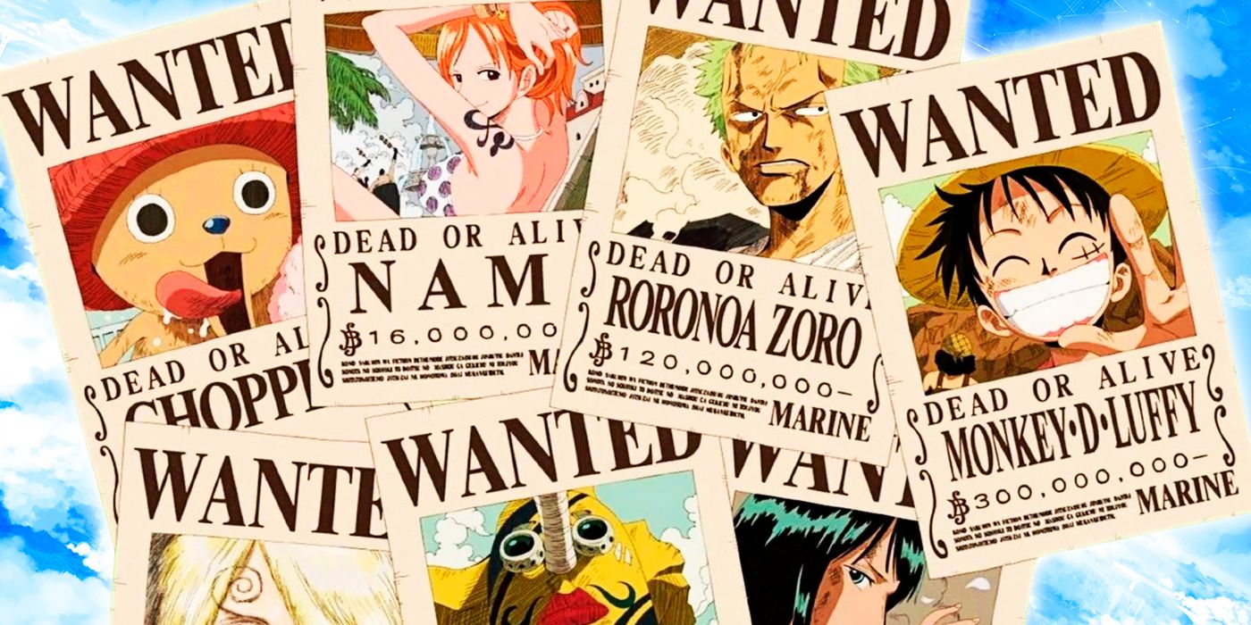 Abysse Luffy´s Crew Wanted Straw Hat Pirates One Piece Poster