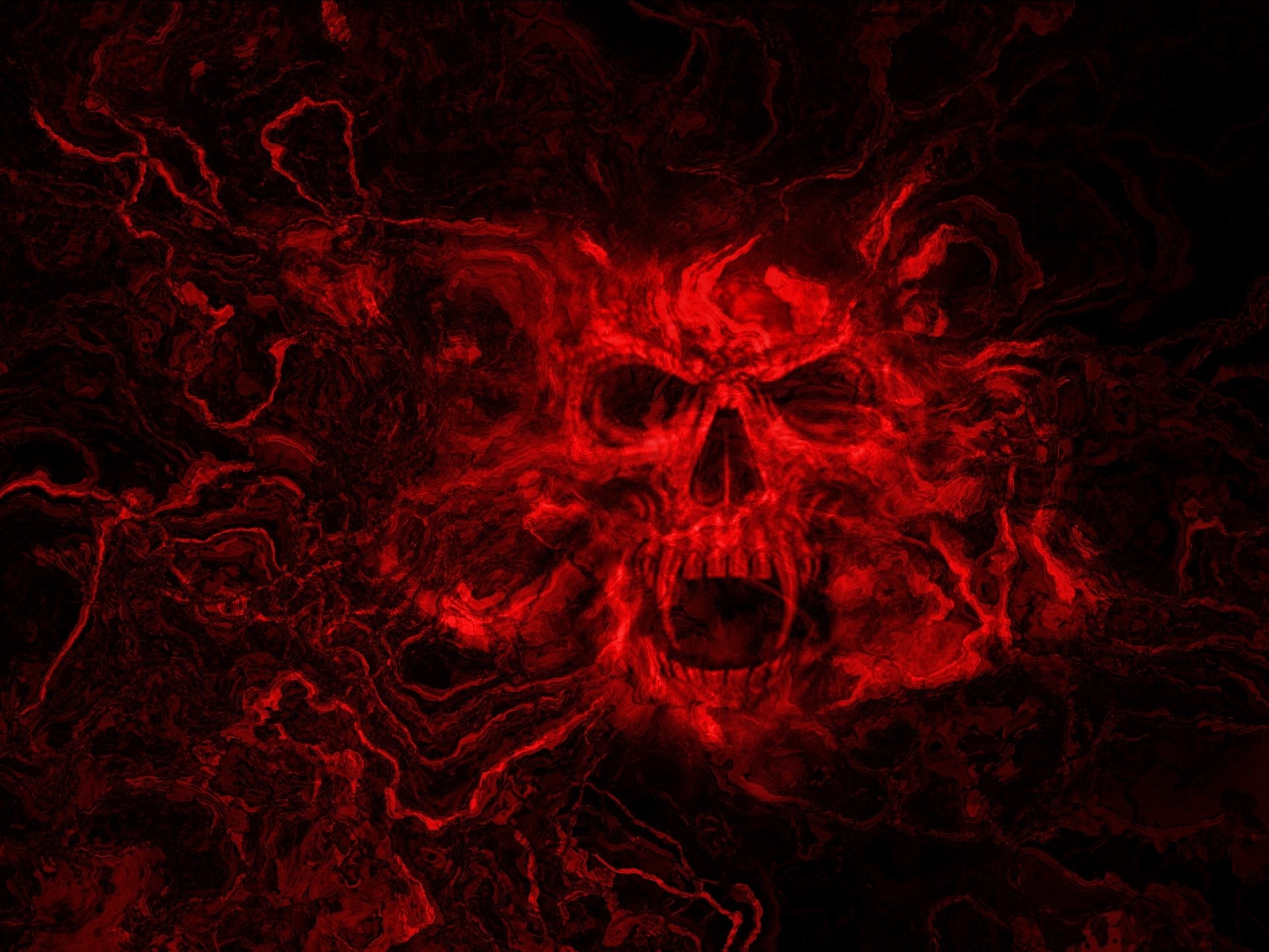 dark, Skull, Evil, Horror, Skulls, Art, Artwork, Skeleton Wallpaper HD / Desktop and Mobile Background