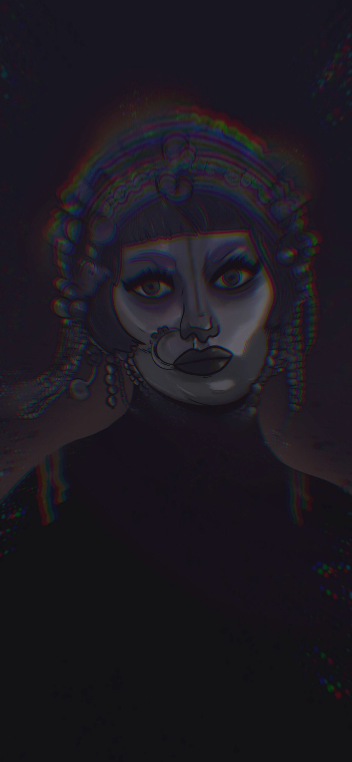 Love Death & Robots Golden Woman Wallpaper