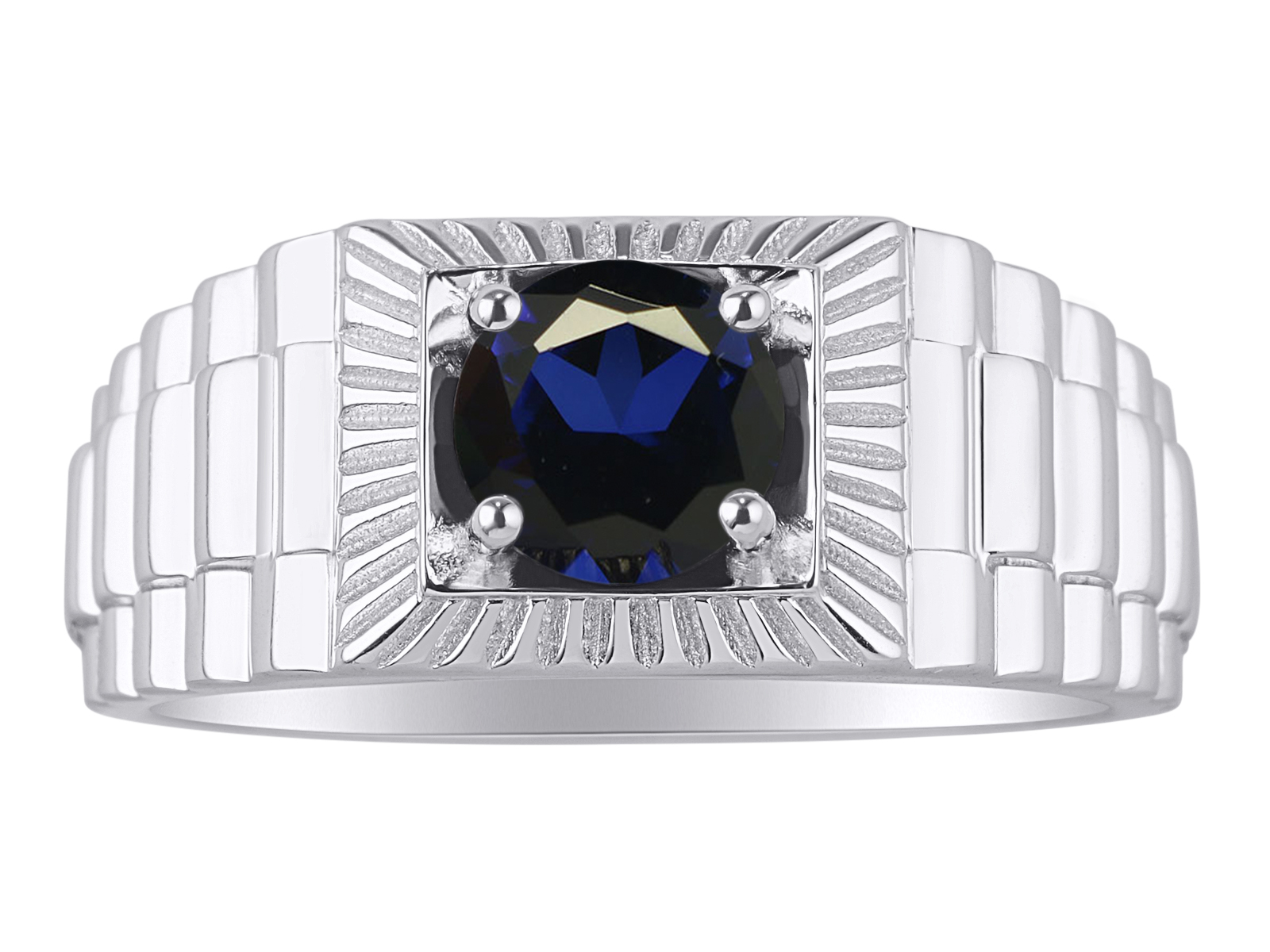 RYLOS Designer Style Blue Sapphire Ring Birthstone*