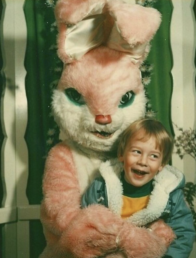 These Vintage Scary Easter Bunny Photo Are Straight Out Of A Horror Movie