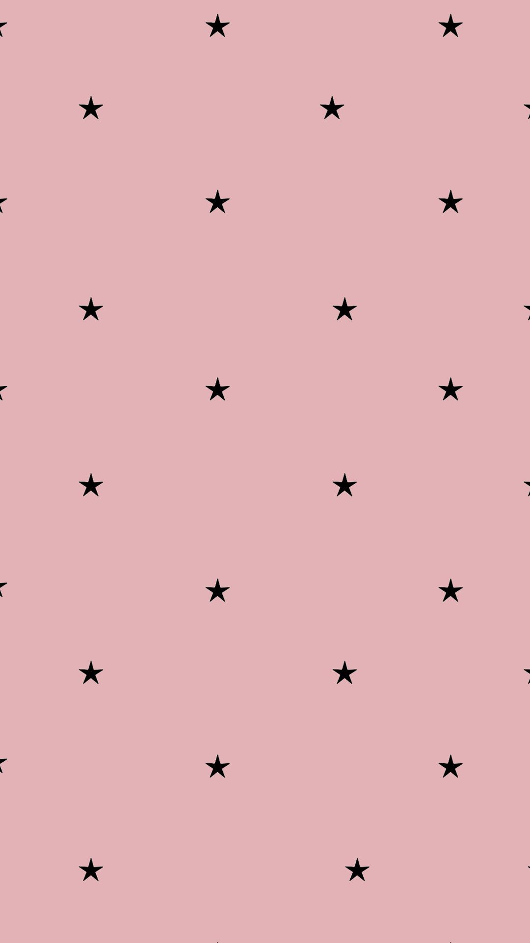 Cute Pink Stars Wallpaper