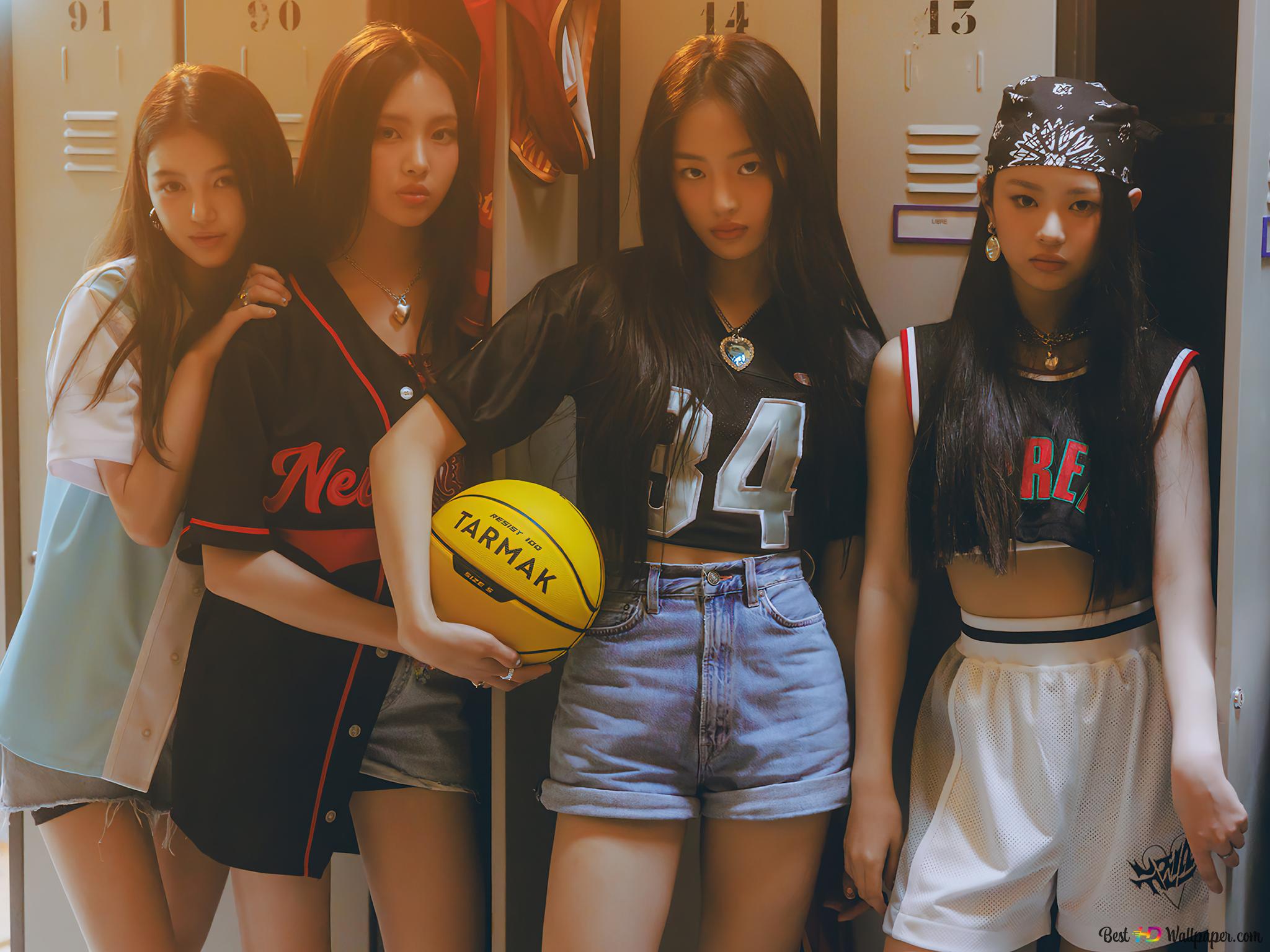 NewJeans (Kpop Girls Group) All Members 4K wallpaper download