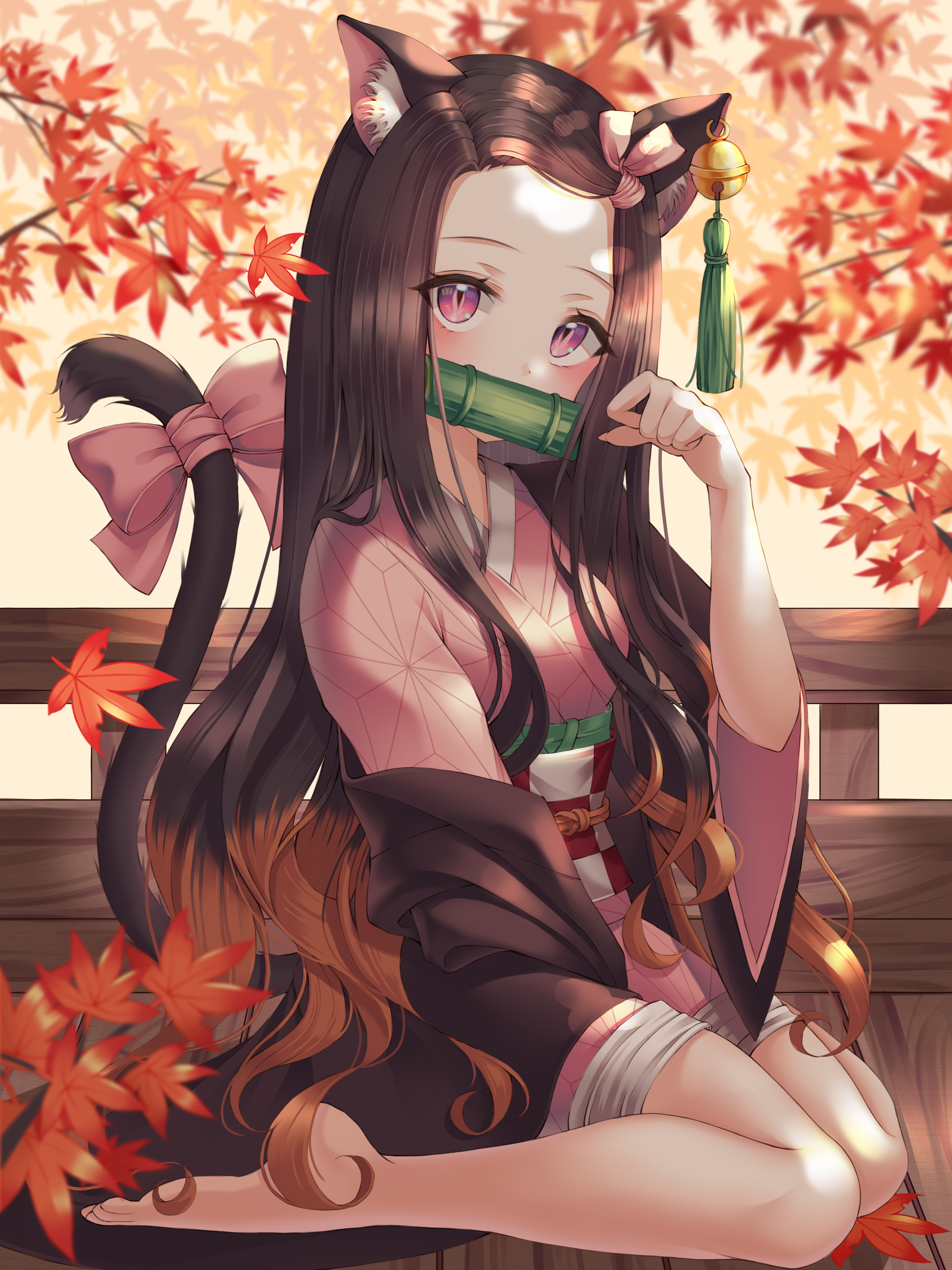 kamado nezuko (kimetsu no yaiba) drawn