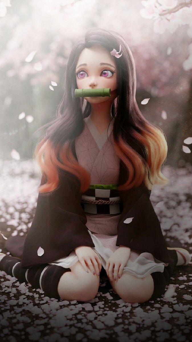 Nezuko Chan 3D Kiory_kpop. Animes Feminino, Personagens De Anime Feminino, Personagens Femininos