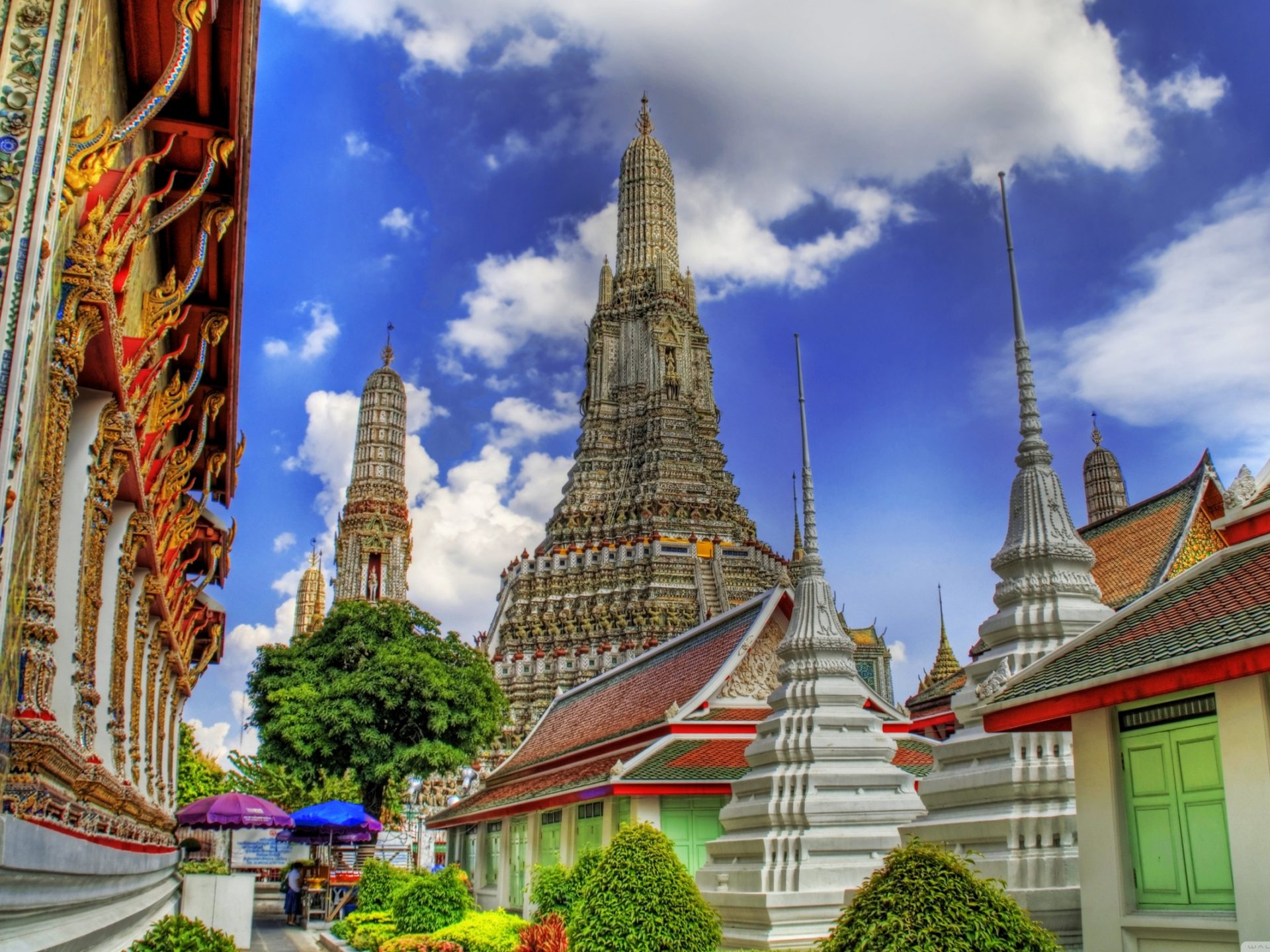 Temple In Bankok Thailand Wallpaper 38400, Wallpaper13.com