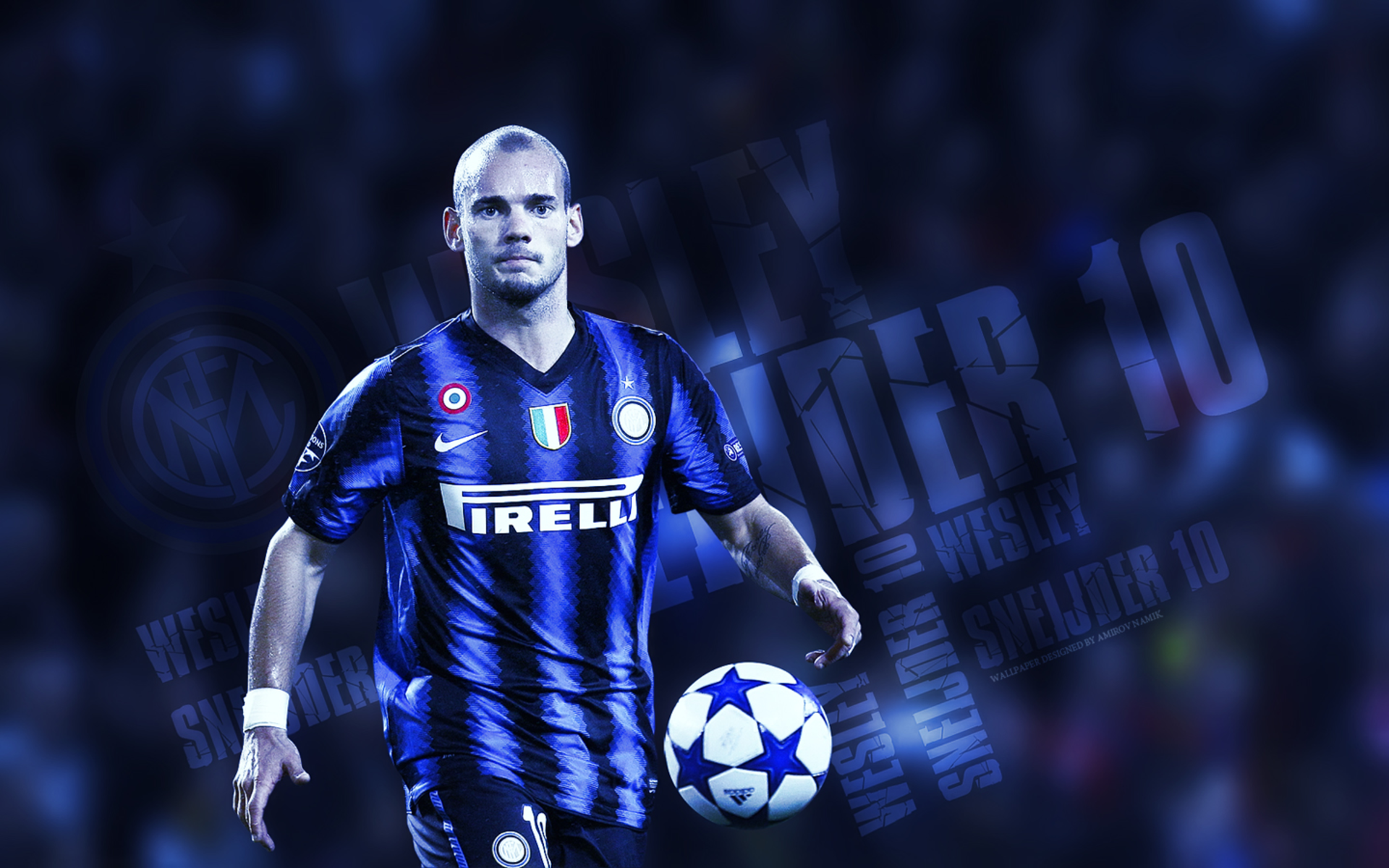 Wesley Sneijder HD, Inter Milan Gallery HD Wallpaper