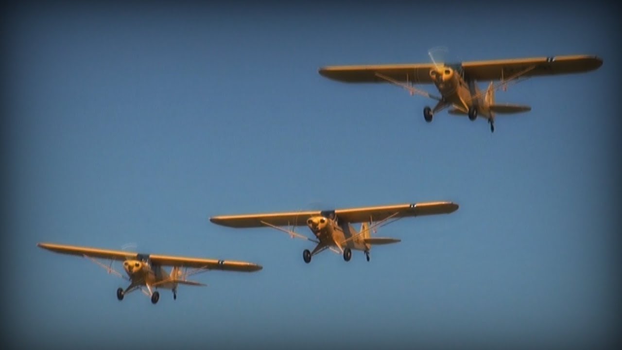 J3 Piper Cub Formation