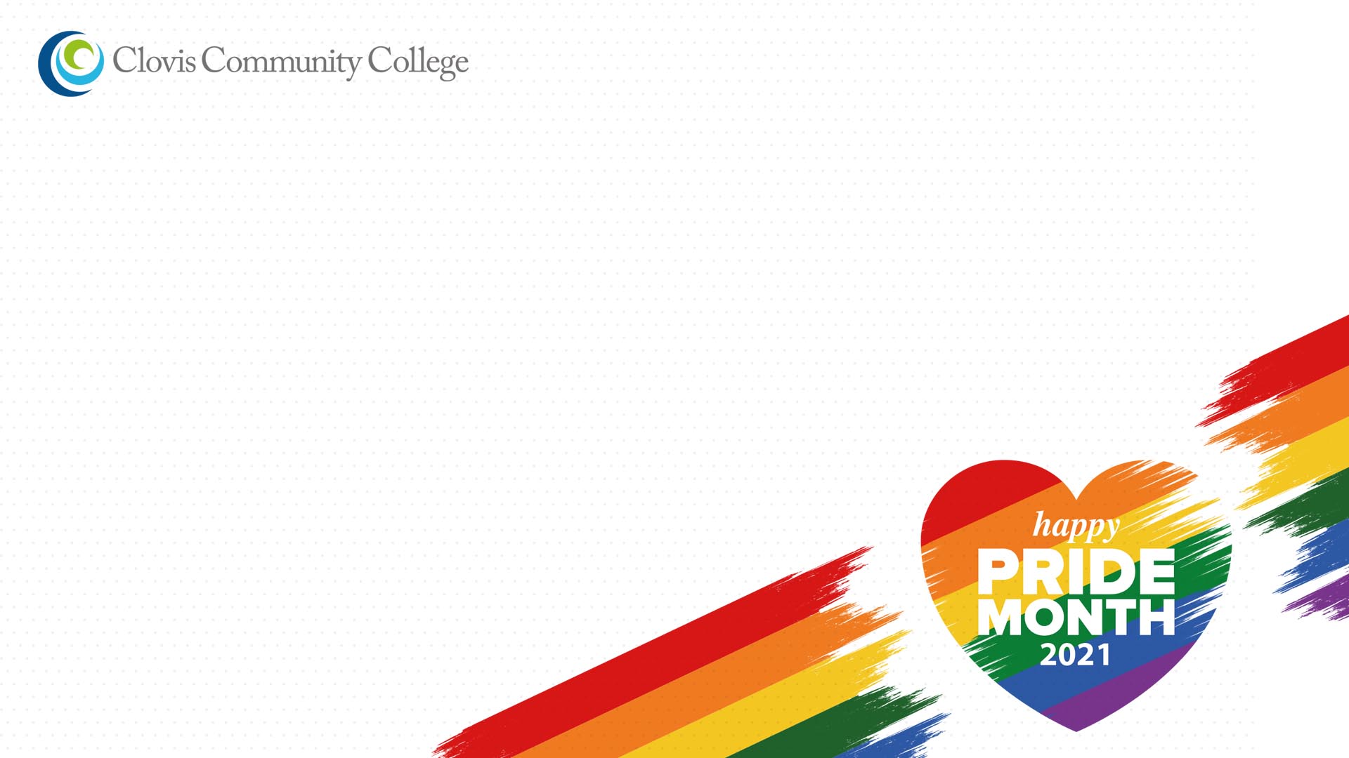 LGBTQ+ Pride Month. Clovis Community College