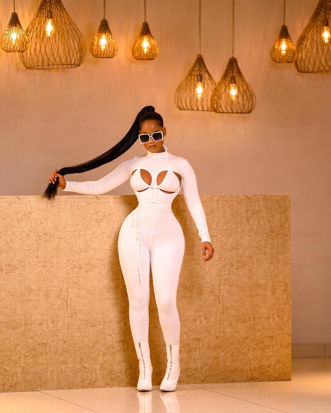 Times Hamisa Mobetto Looked Divine in White