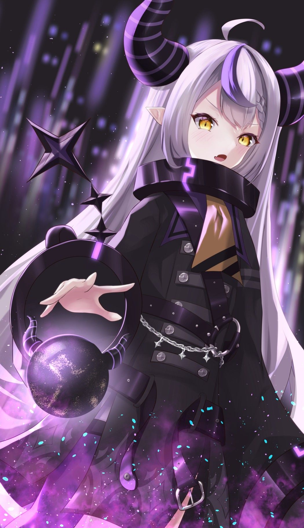 Laplus Darkness. Hololive JP. Ilustrasi karakter, Gambar animasi kartun, Gambar karakter