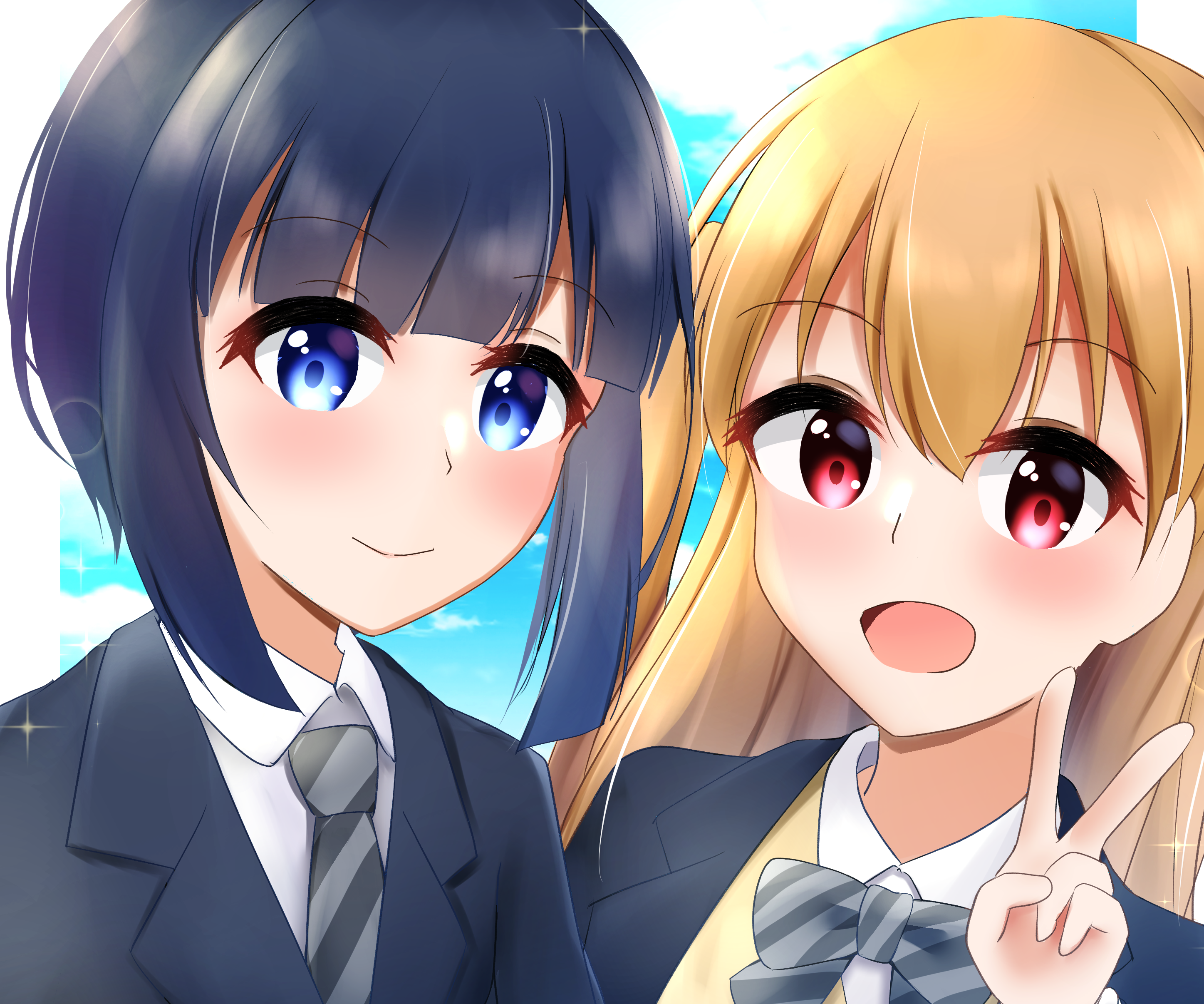 Slow Loop HD, Koharu Minagi, Hiyori Minagi Gallery HD Wallpaper