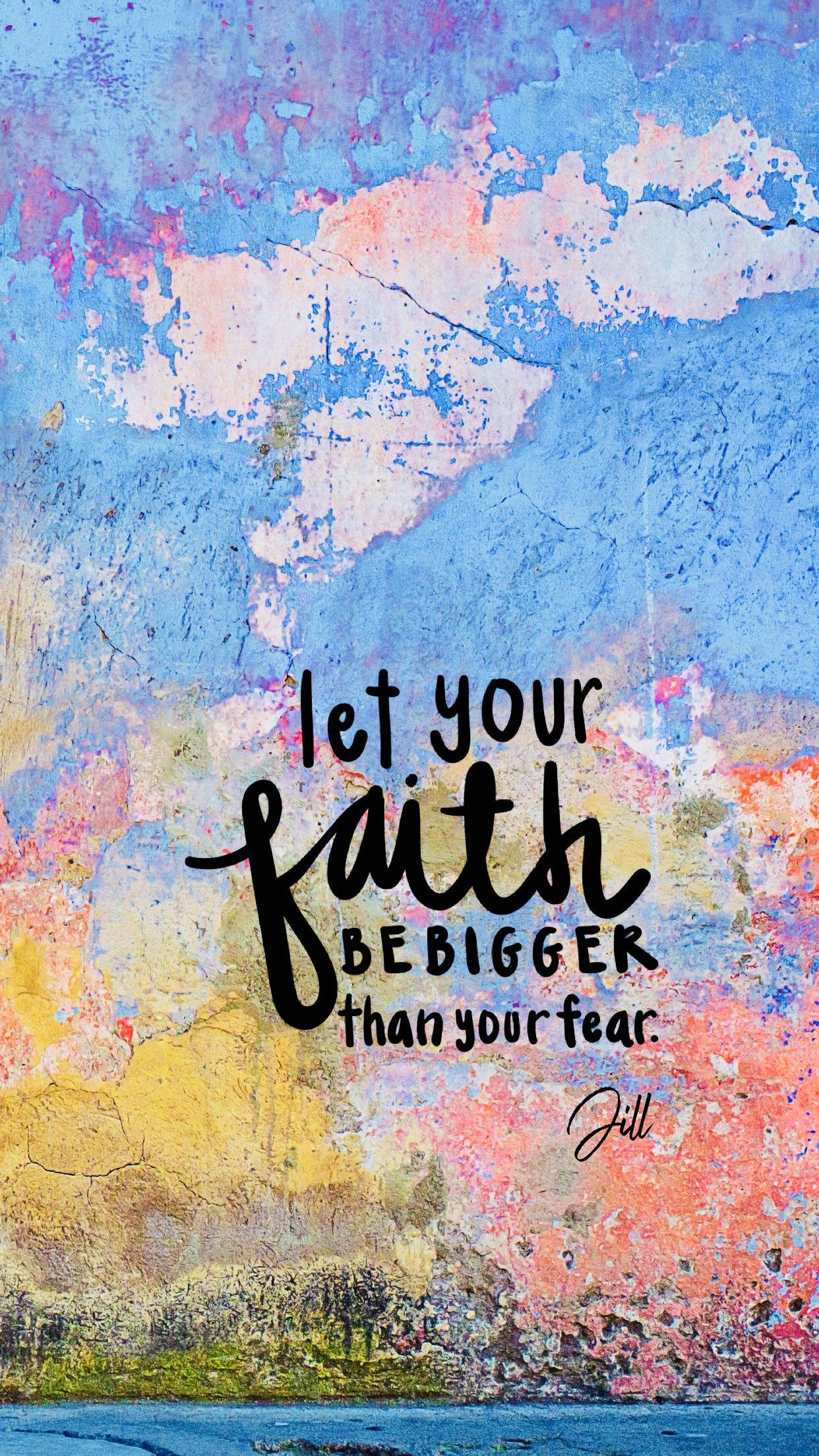 Download God Quotes Bigger Faith Wallpaper