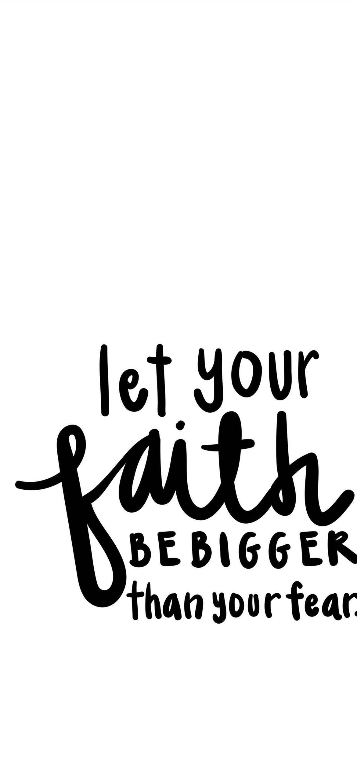 Download Faith Black And White Quotes Wallpaper