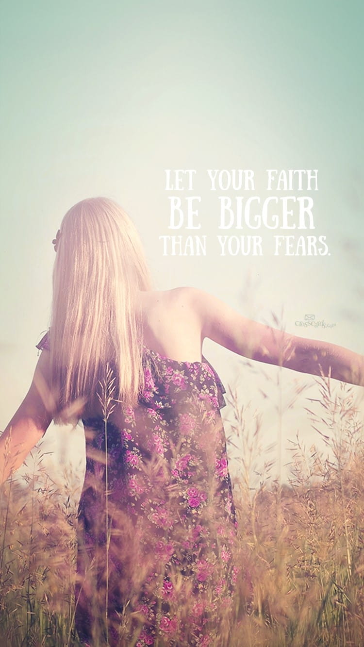 Faith Bigger Than Fears Desktop Wallpaper