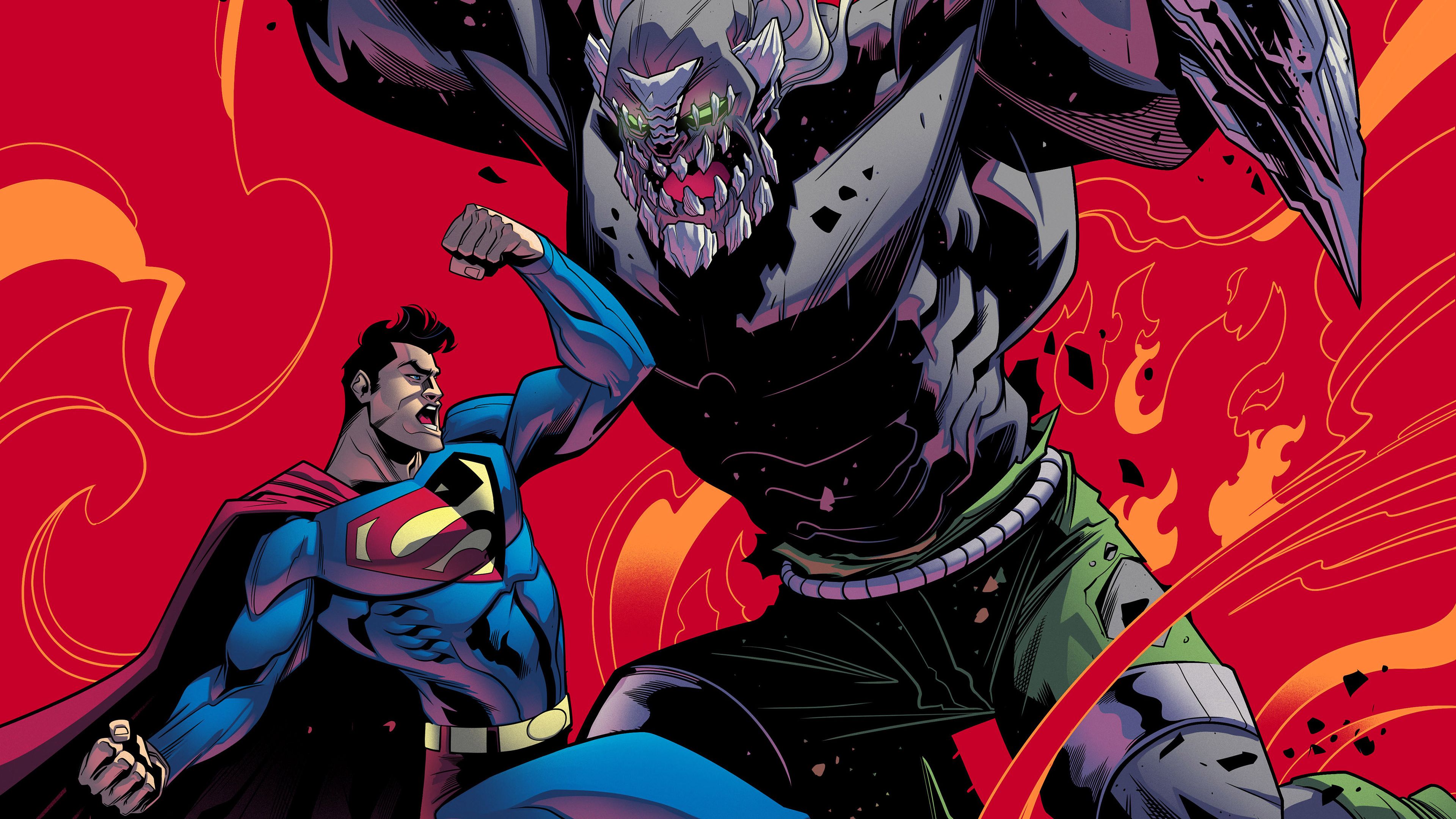 Superman Vs Doomsday 4k superman wallpaper, superheroes wallpaper, hd- wallpaper, doomsday wallpaper, behan. Superhero wallpaper, Superman wallpaper, Superhero