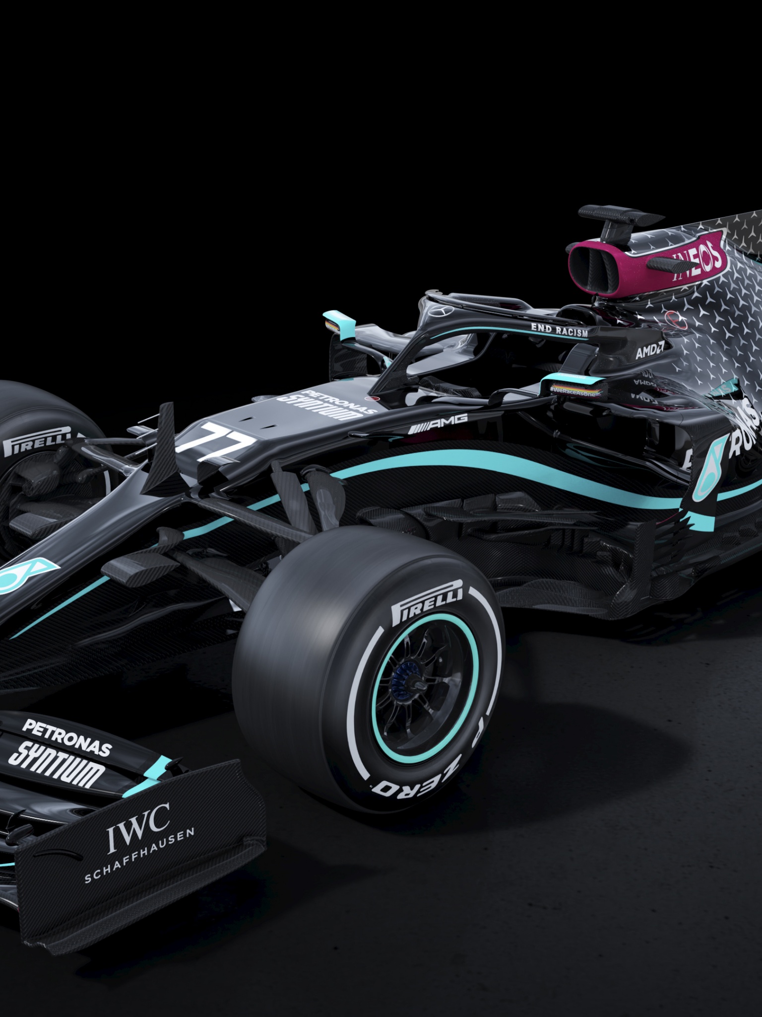 Mercedes AMG F1 W11 EQ Performance Wallpaper 4K, 2020, F1 Cars, Black Dark