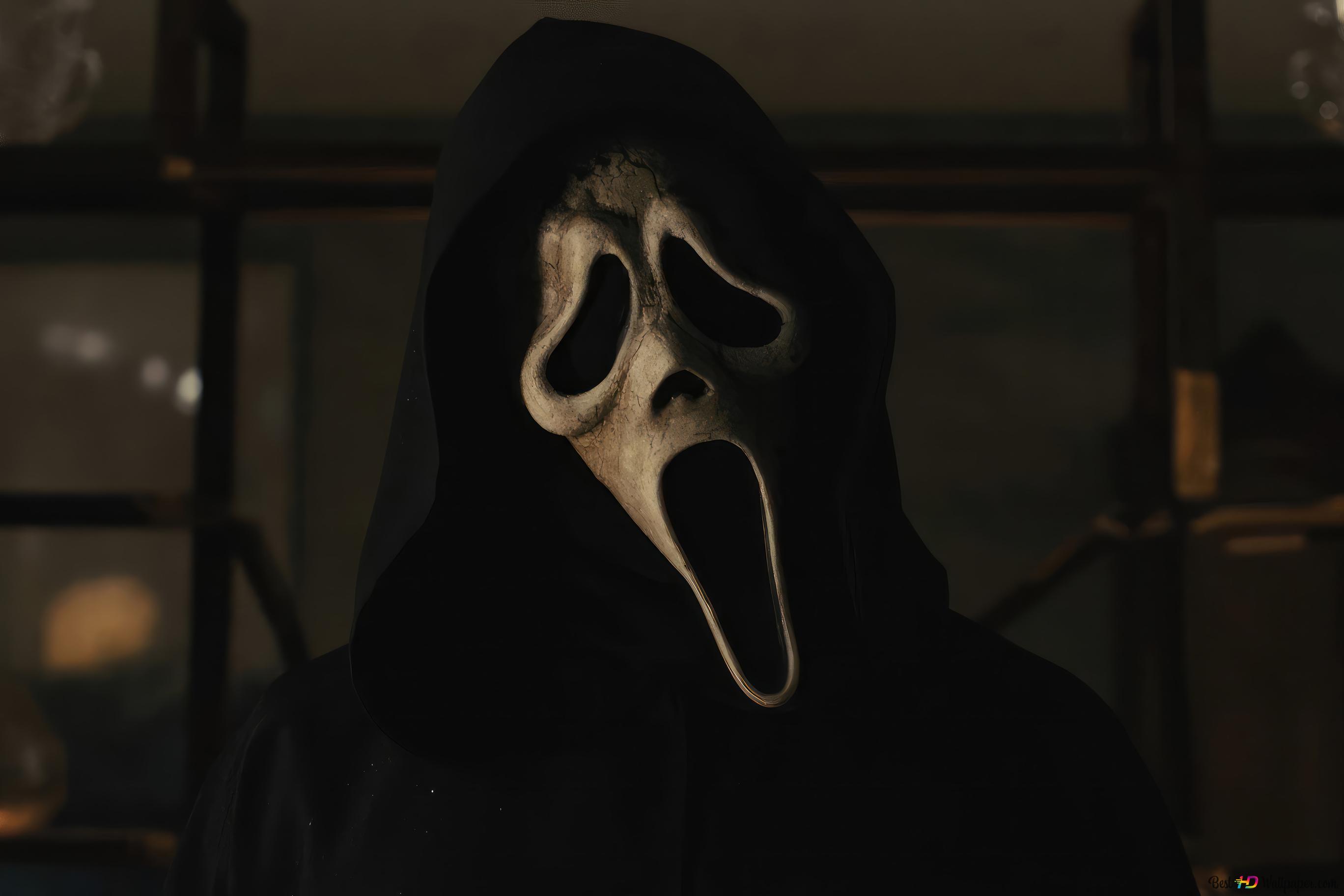 Ghostface from Scream 6 movie 4K wallpaper download