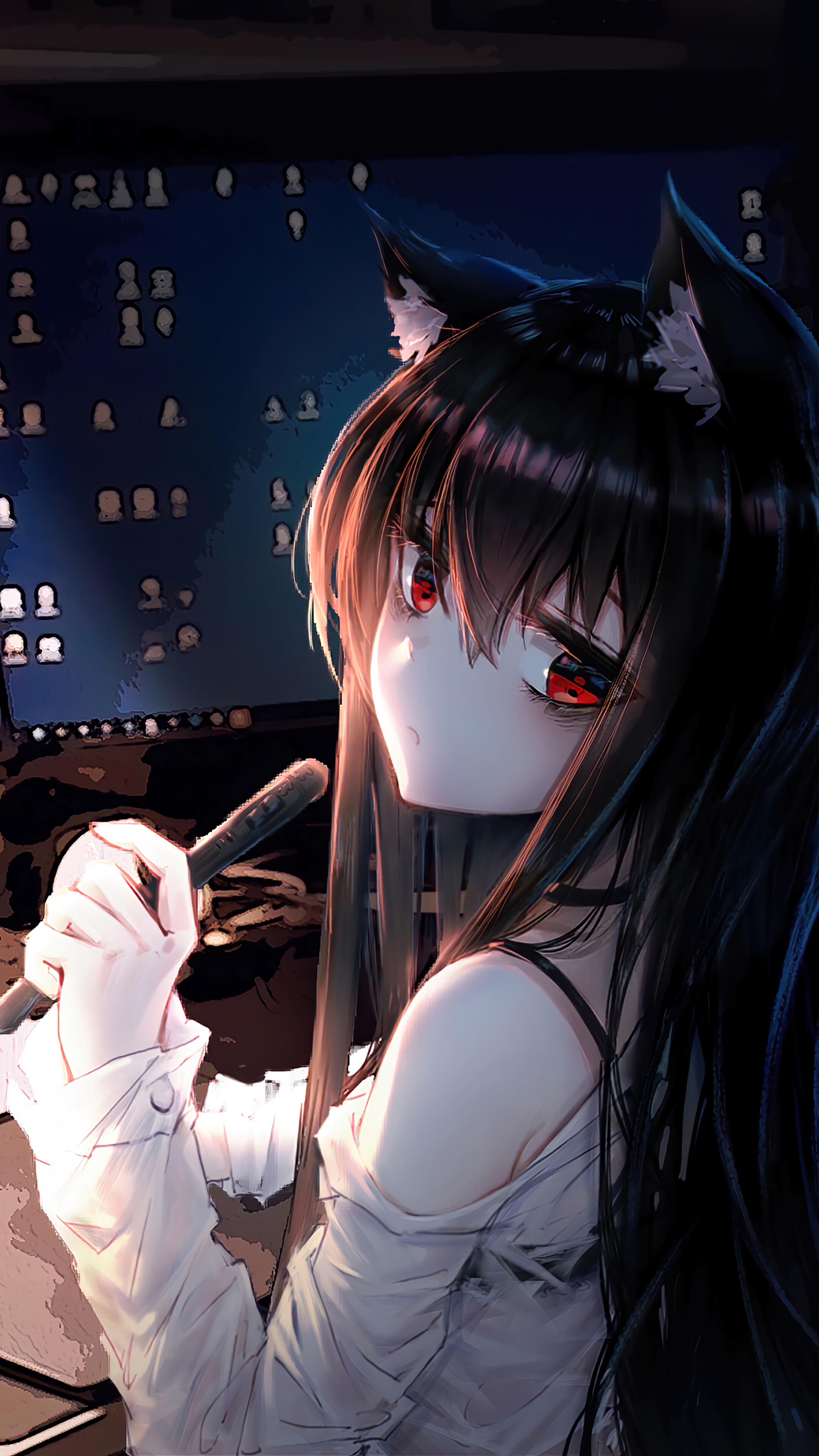 Anime, Girl, Computer, Desktop, 4k HD