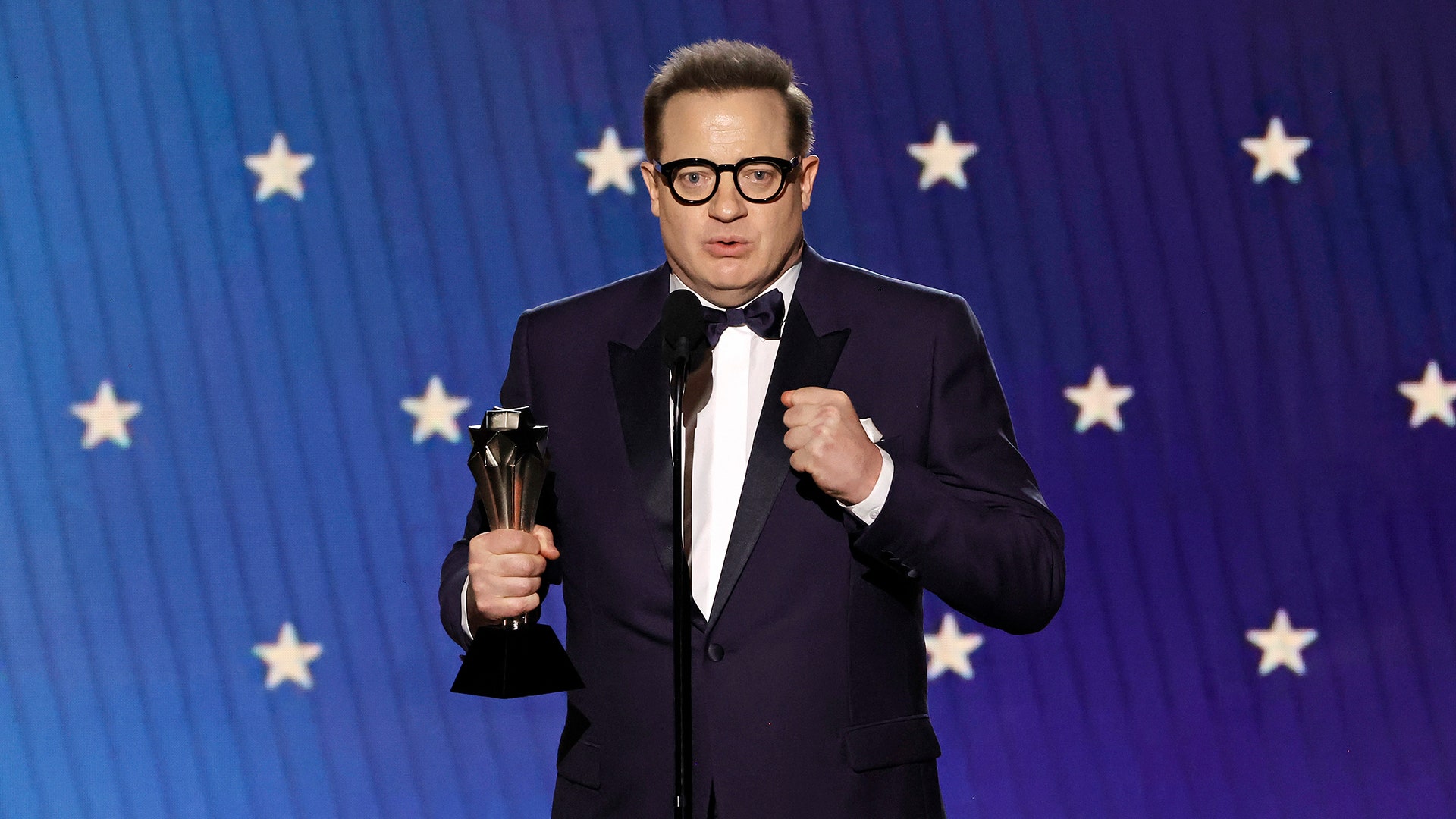 Brendan Fraser says he was “in the wilderness” before The Whale in tearful, moving Critics Choice Awards speech
