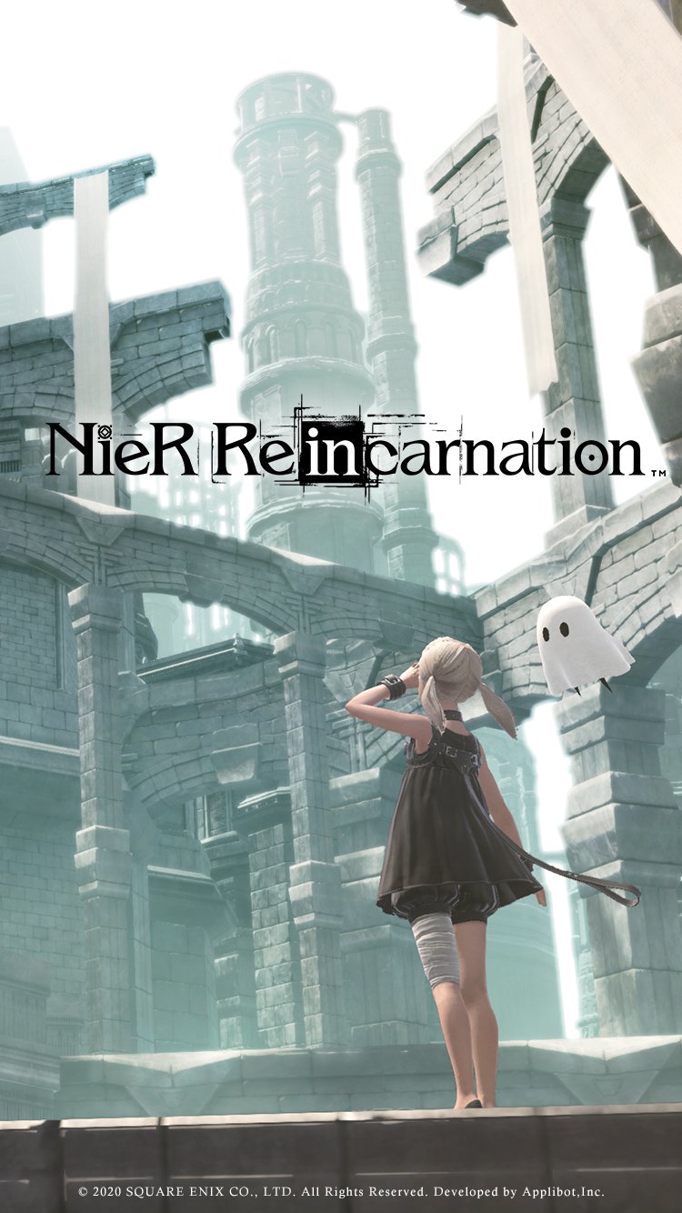 NieR Re［in］carnation EN Celebrate The Opening Of Our Official Account, We Will Be Giving Away A PC Smartphone Wallpaper Of The Official Social Media Header Image! We Hope You Like