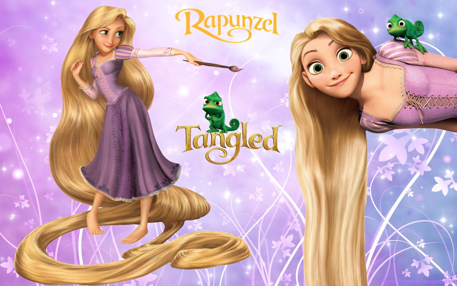 Rapunzel HD wallpaper
