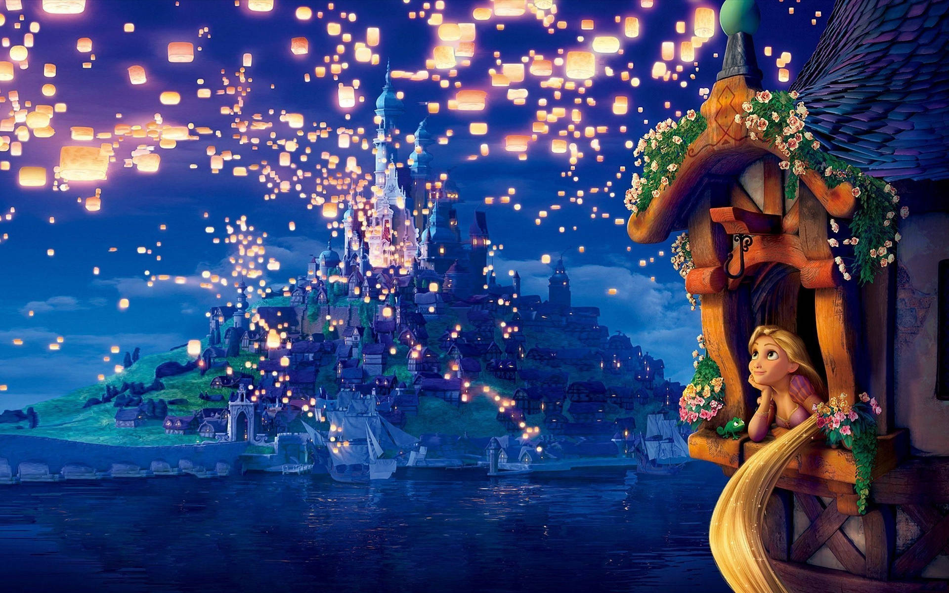 Download Cute Disney Tangled Rapunzel Wallpaper