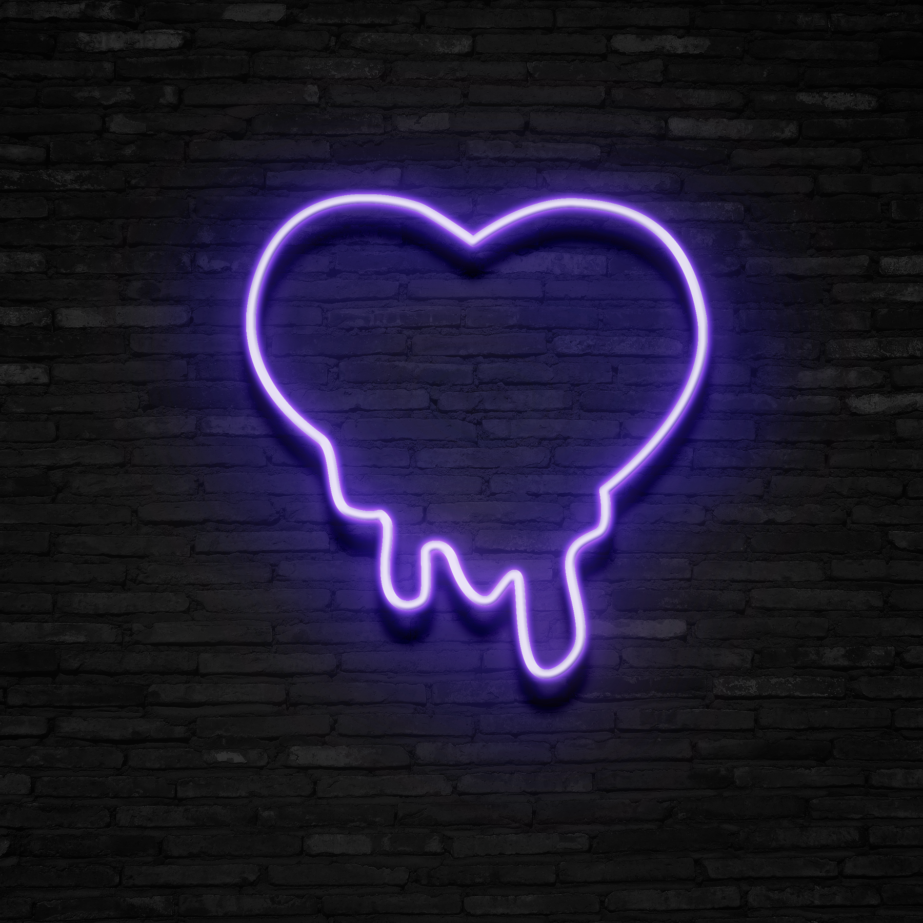 light purple heart