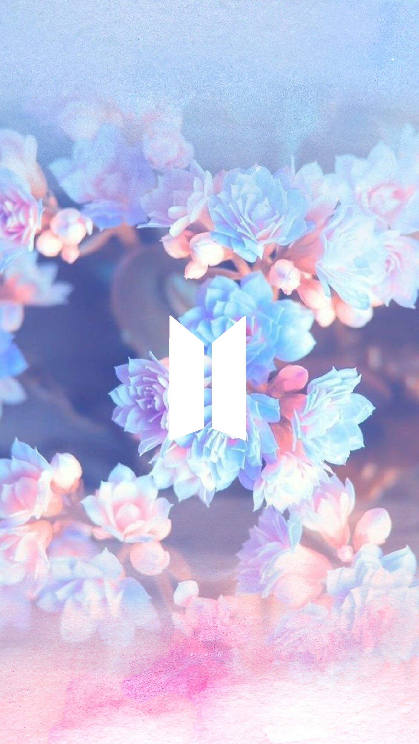 BTS Flower Watercolor. Bts wallpaper, iPhone wallpaper bts, Bts birthdays