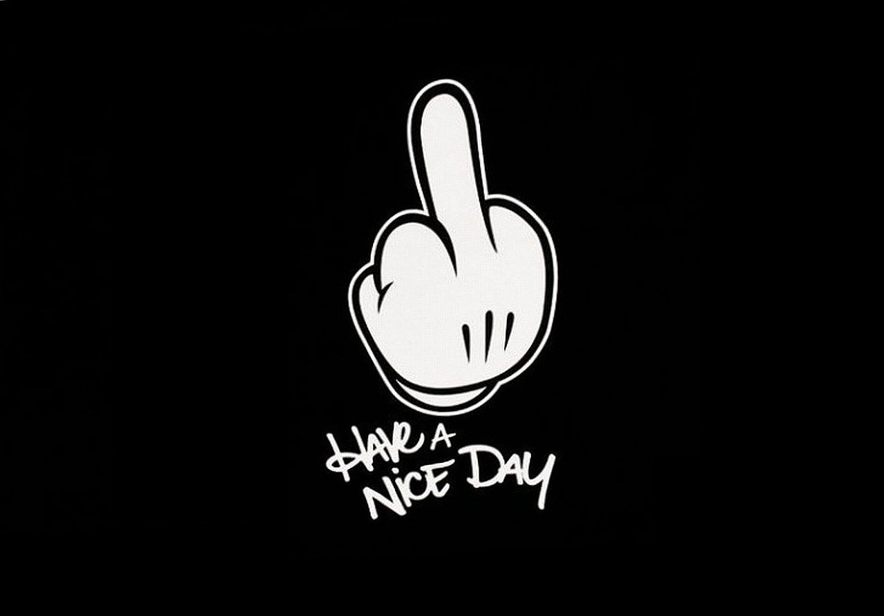 funny middle finger black background Gallery HD Wallpaper