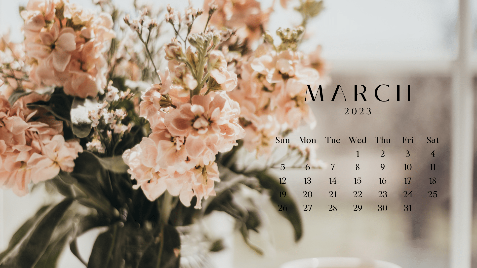 Free Desktop Background March 2023 Dash of Kam