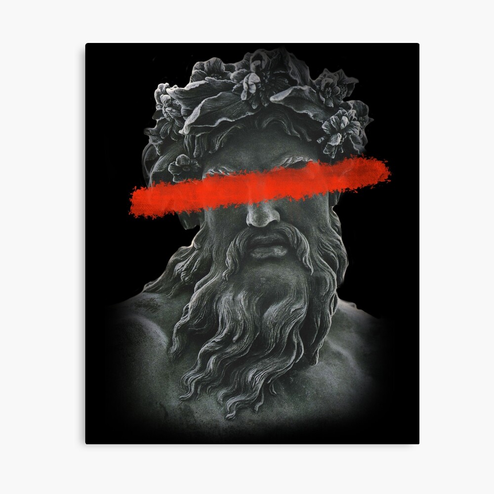 Zeus Statue, Greek Sculpture T Shirt Canvas Print