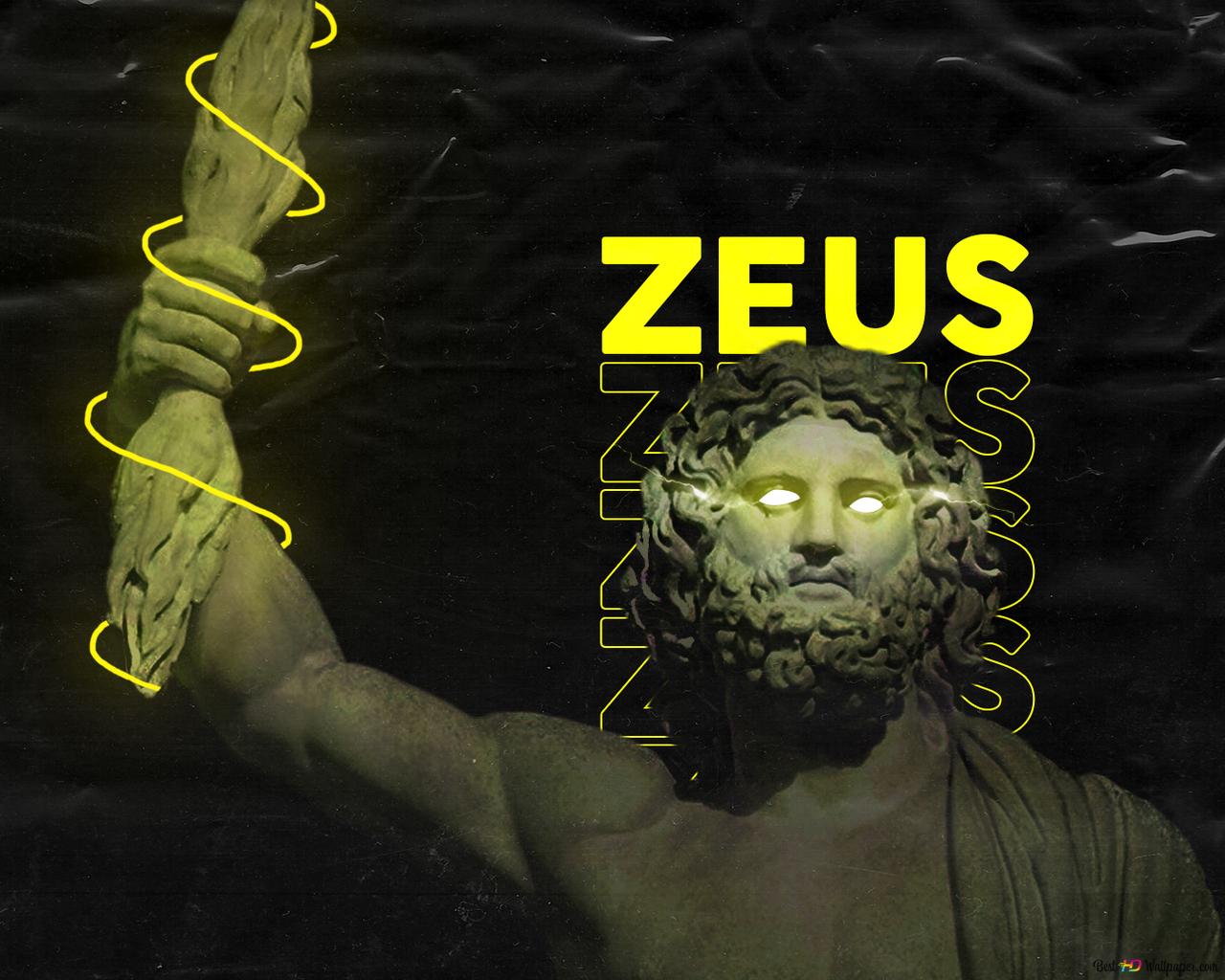 Zeus Neon HD wallpaper download