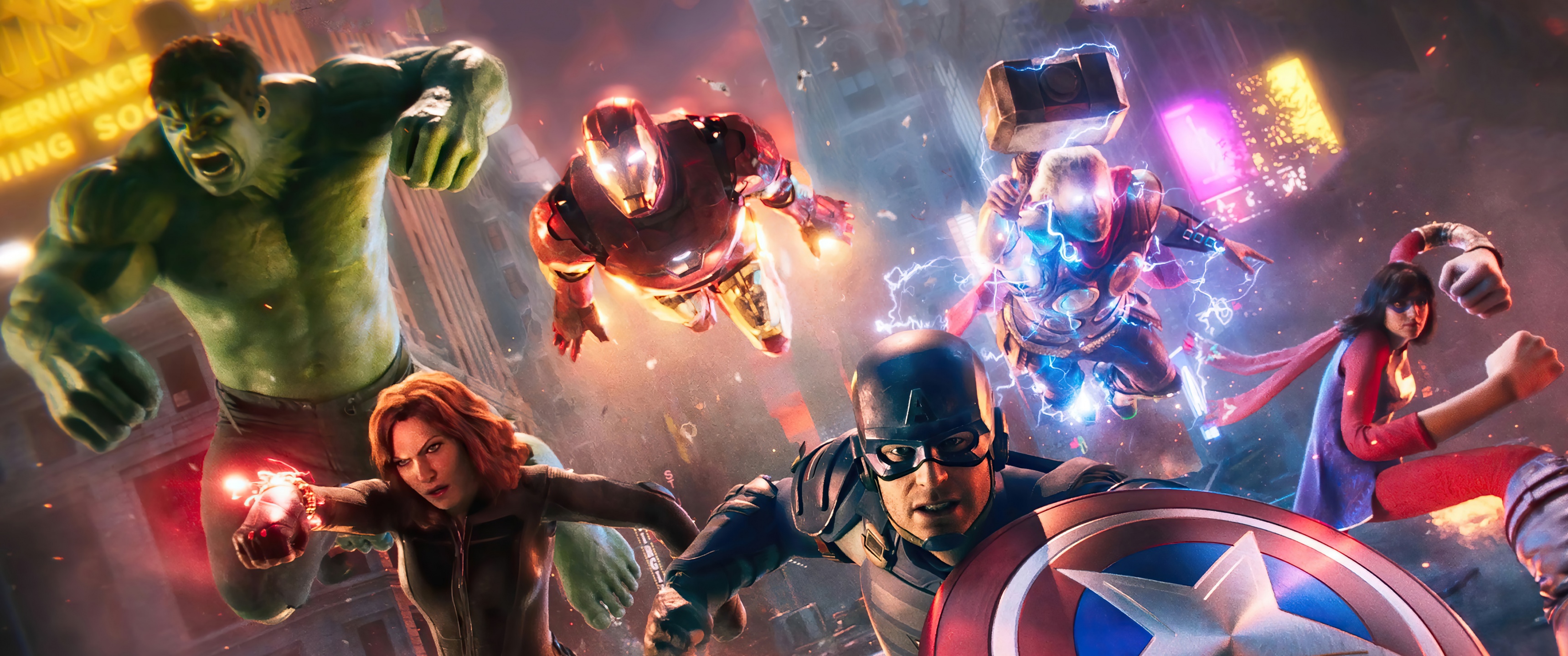 Marvel's Avengers Wallpaper 4K, Marvel Superheroes, Games