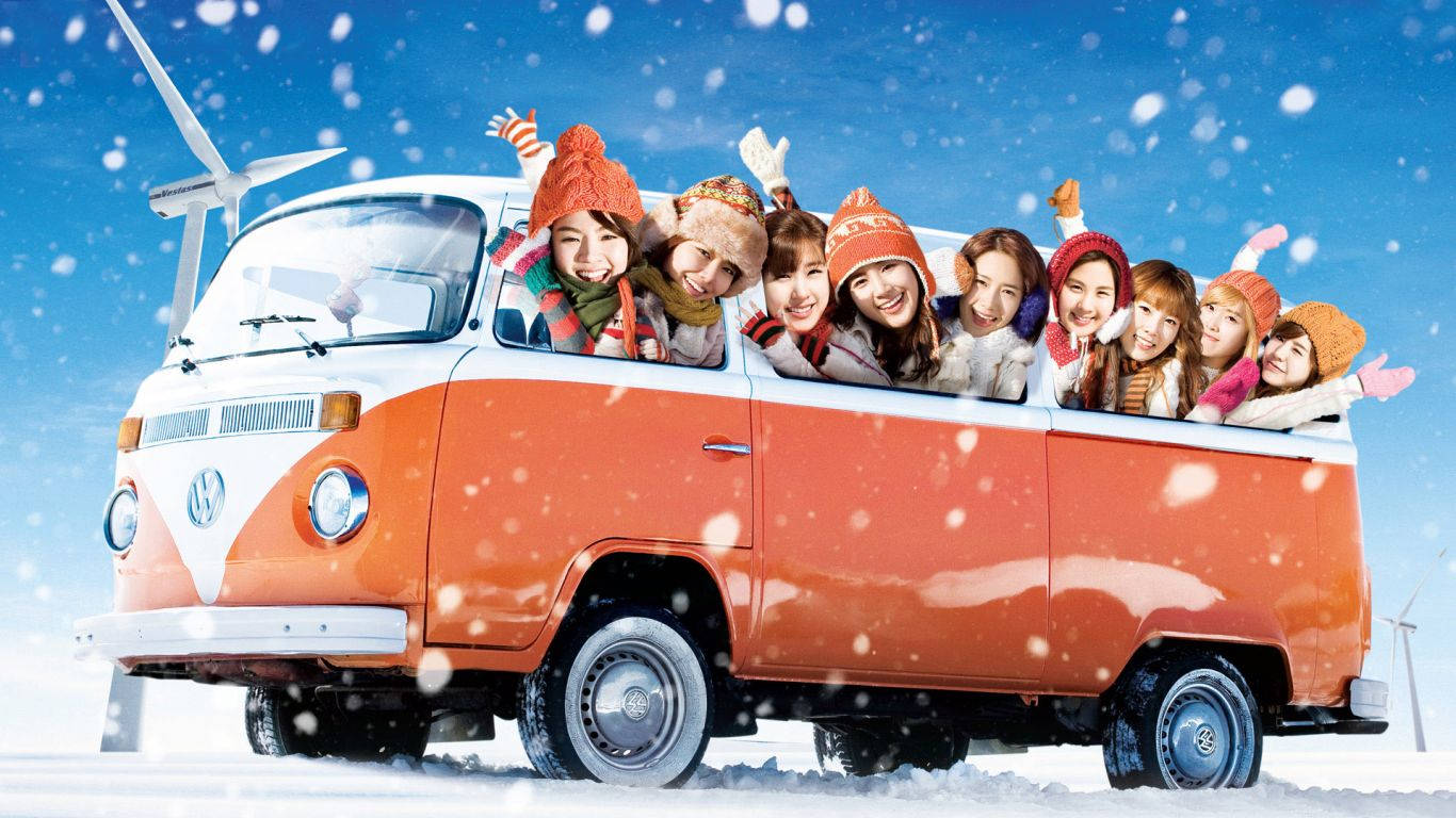 Download HD Girls' Generation Winter Art Wallpaper