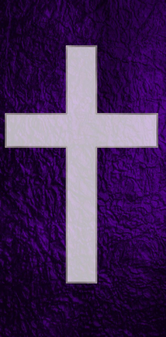 Purple Cross wallpaper