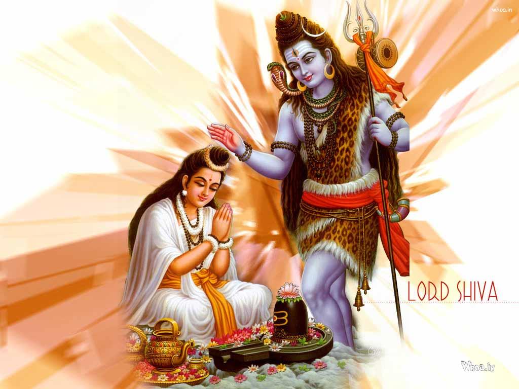 Mahashivratri Lord Shiva Bless Mata Parvati Ji HD Wallpaper