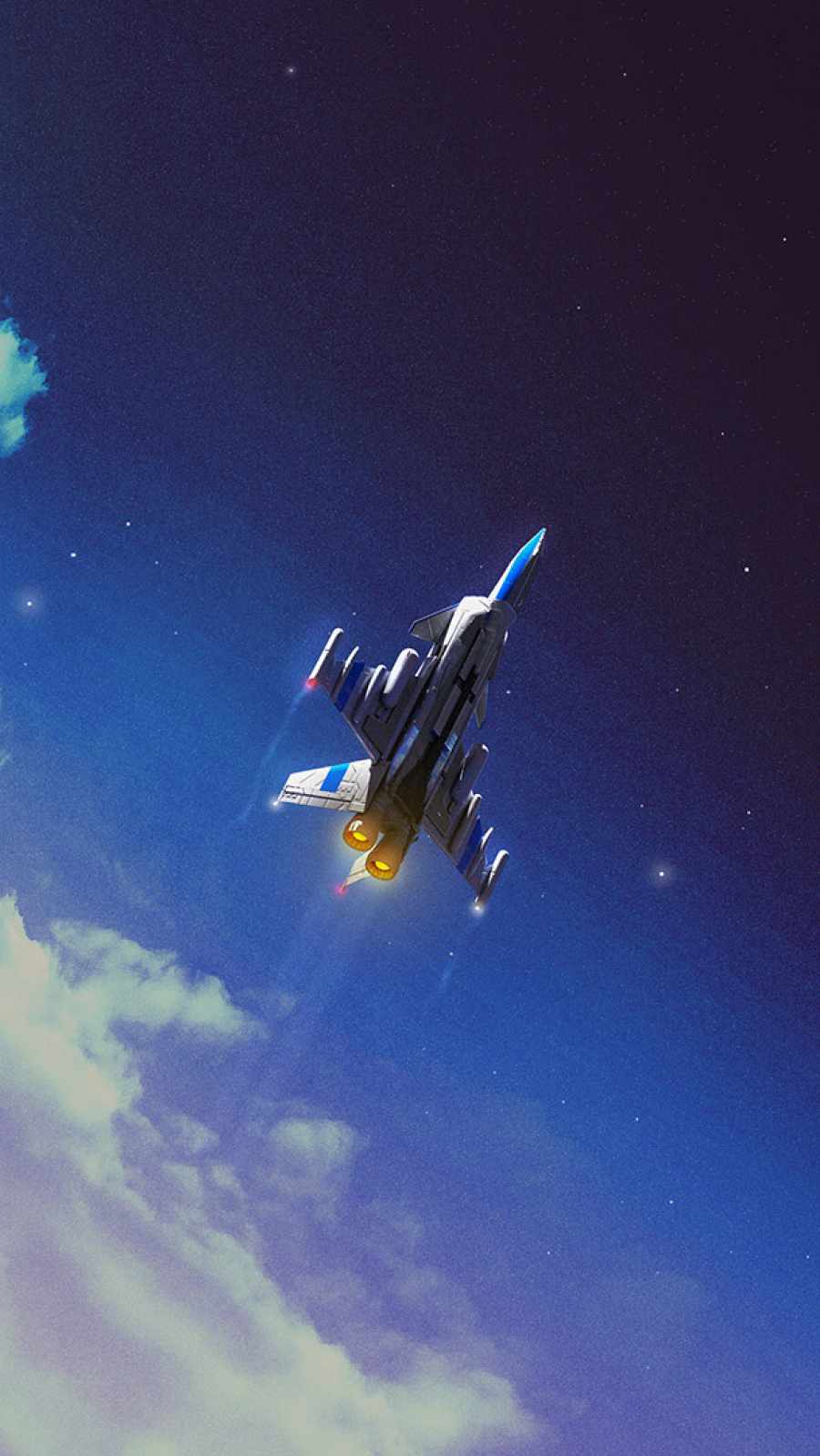 Fighter Jet Going To Space IPhone Wallpaper Wallpaper, iPhone Wallpaper