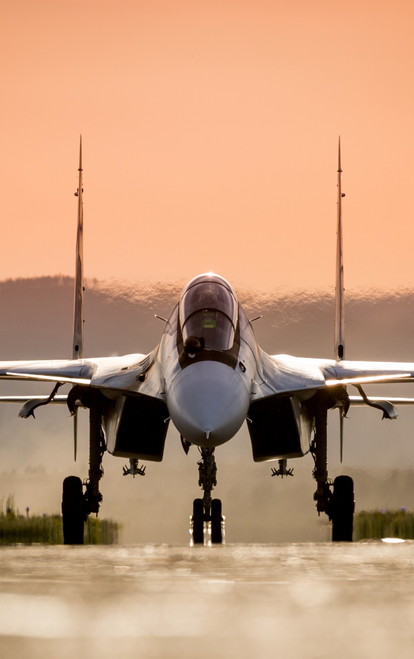 Download wallpaper 840x1336 sukhoi su- fighter aircraft, military, plane, iphone iphone 5s, iphone 5c, ipod touch, 840x1336 HD background, 420