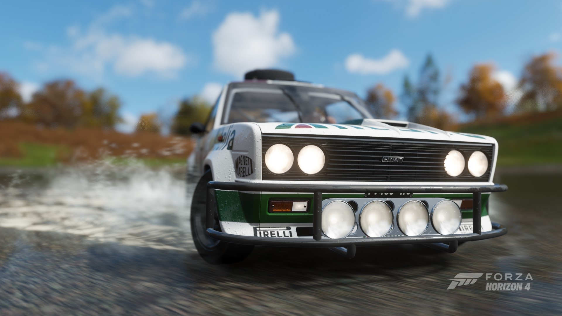 fiat Forza, rally cars, Rally, lake, Forza Horizon 4 Gallery HD Wallpaper