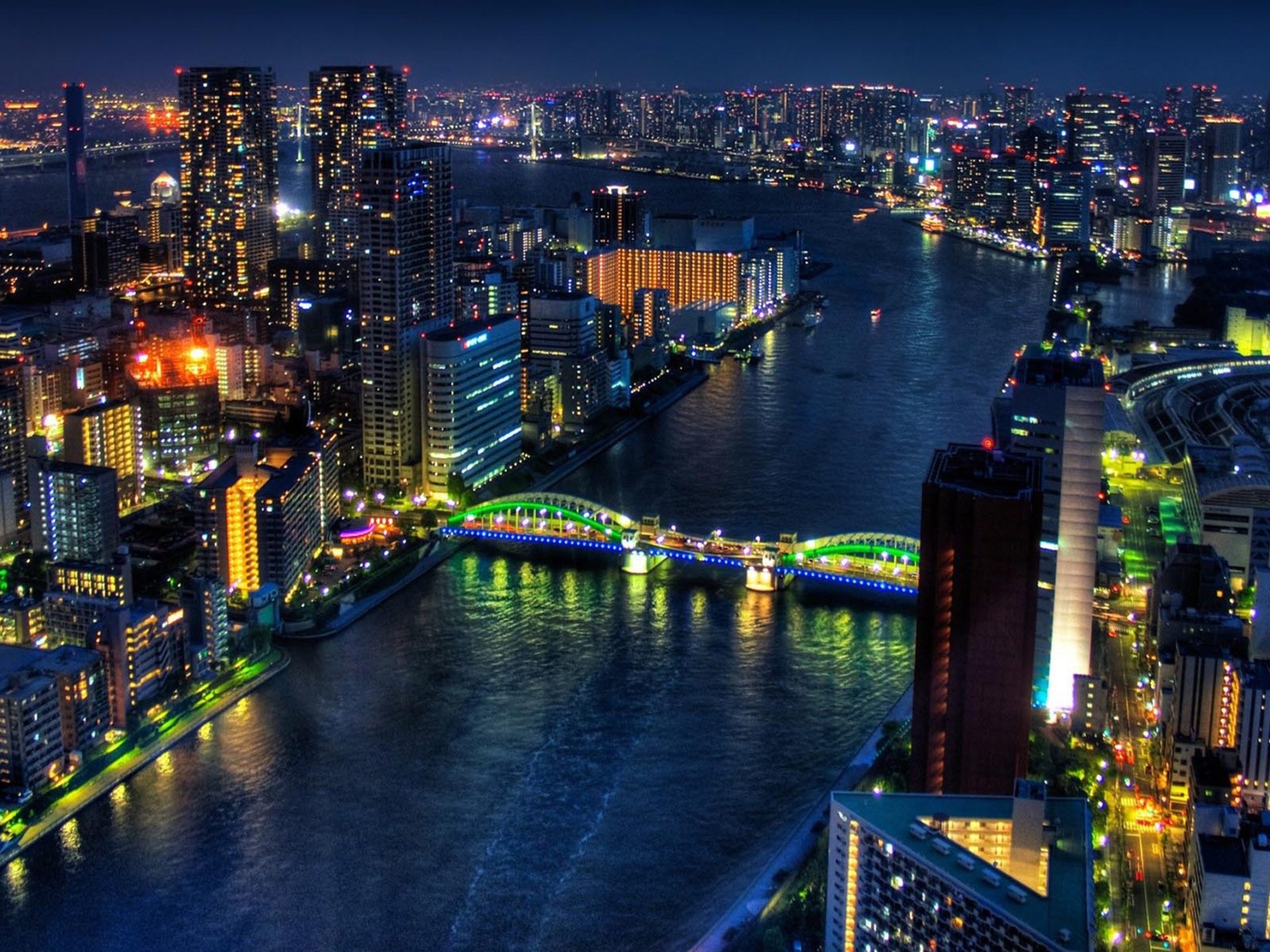 Night Tokyo Japan City 2560x1600, Wallpaper13.com