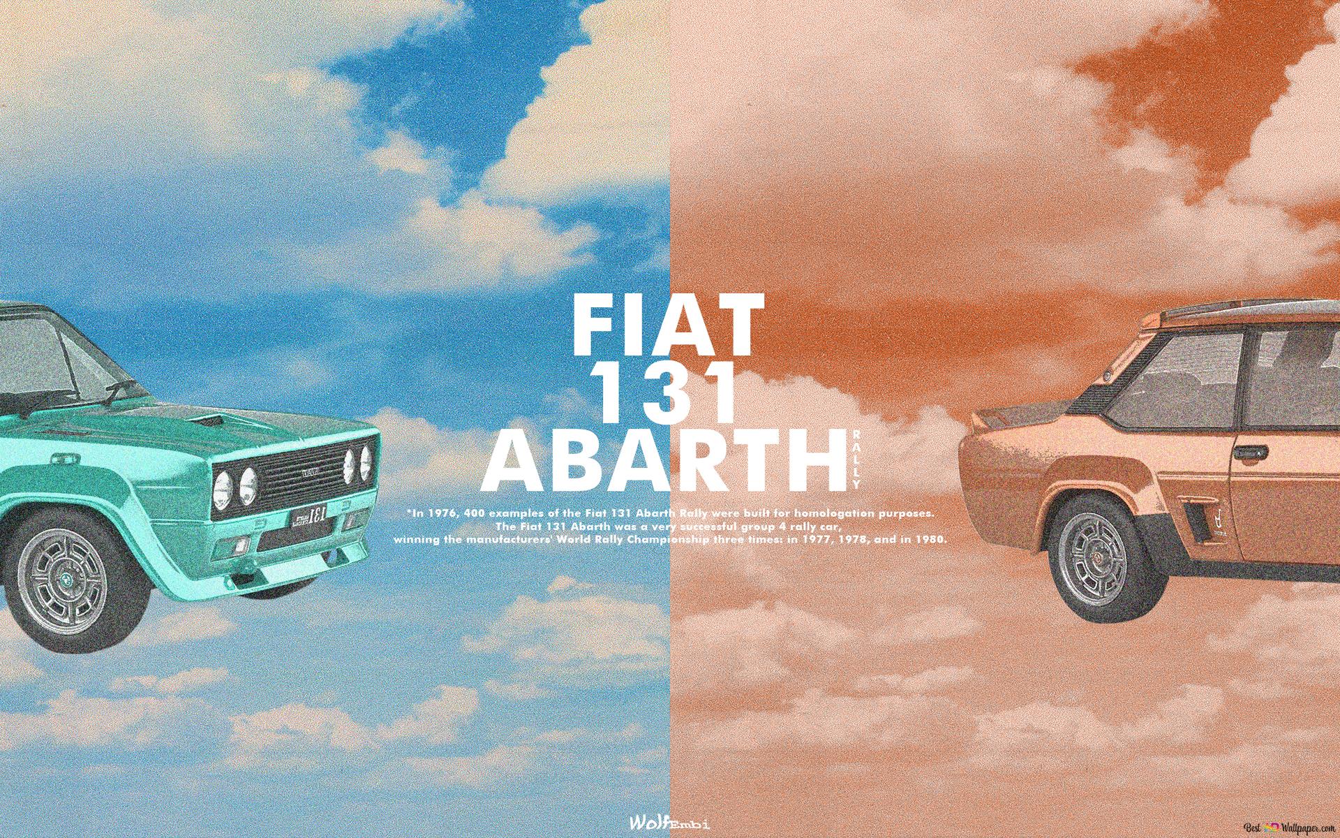Fiat 131 Abarth 2K wallpaper download